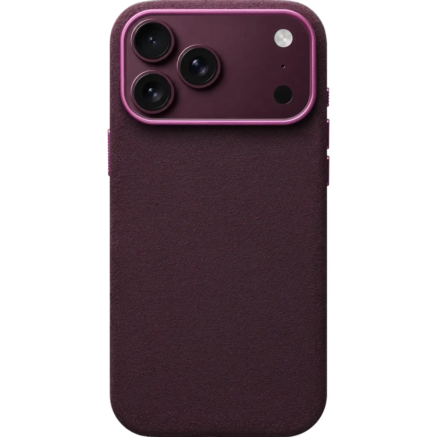 Θήκη iPhone 18 Pro Max Rosso Avanti Back Cover από Premium Alcantara με MagSafe Cherry