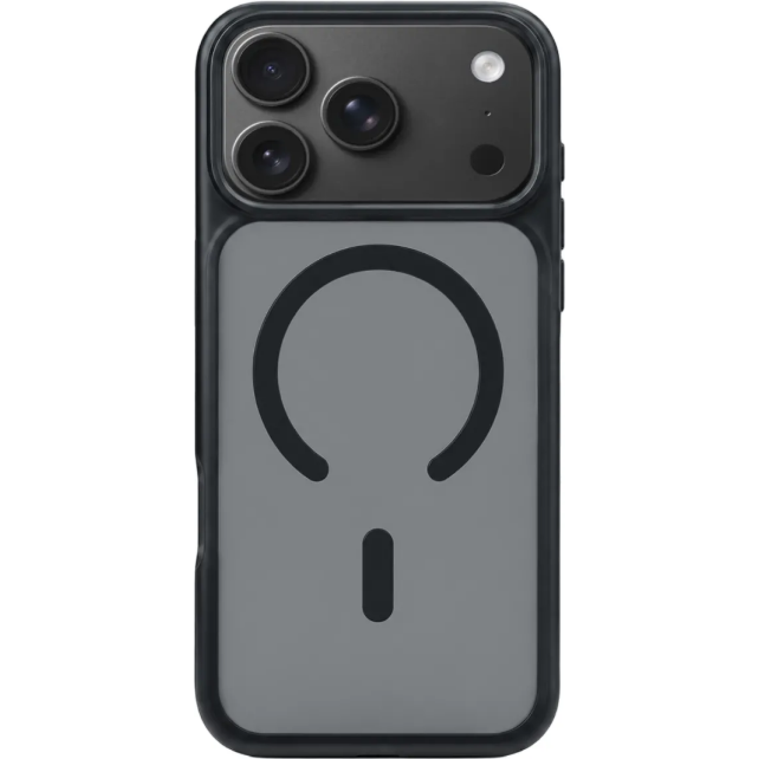 Θήκη iPhone 18 Pro Max Vivid Skin Feel MagSafe Case Ημιδιάφανη με MagSafe Black