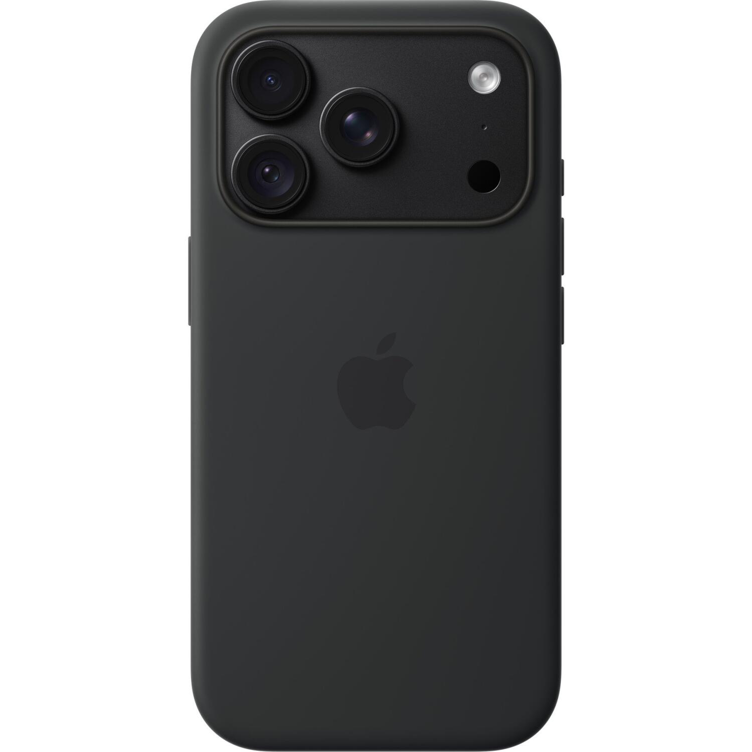 Θήκη iPhone 18 Pro Official Apple Silicone Case Σιλικόνης με MagSafe Black