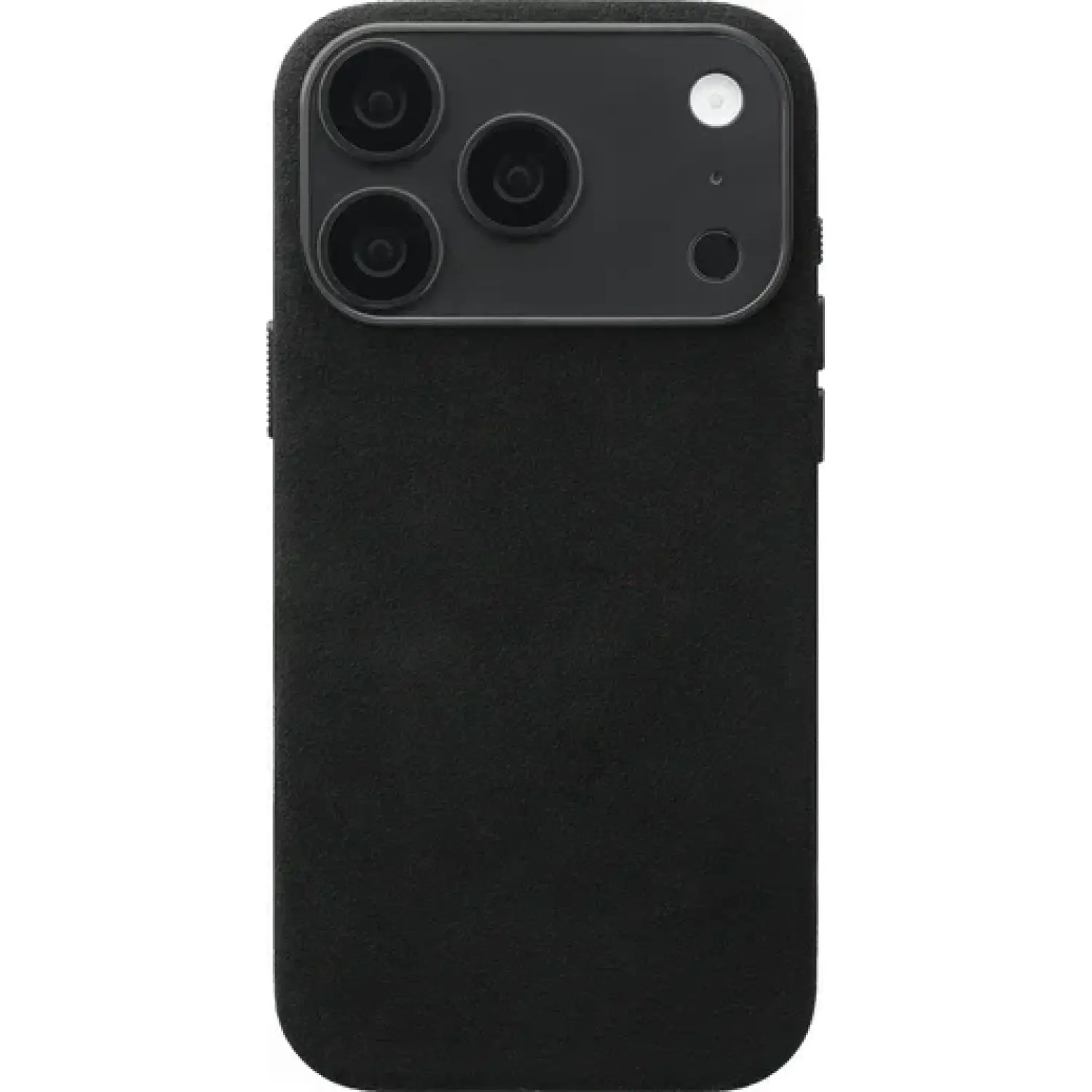 Θήκη iPhone 18 Pro Rosso Avanti Back Cover από Premium Alcantara με MagSafe Dark Grey