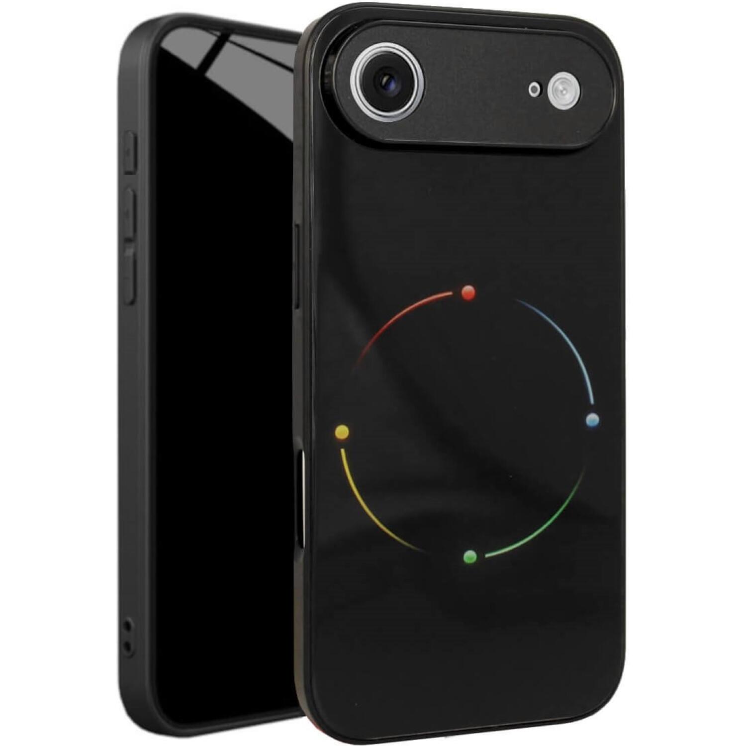 Θήκη iPhone Air Bodycell Back Cover Glass Shell με Πλάτη από Tempered Glass και TPU Bumper Black