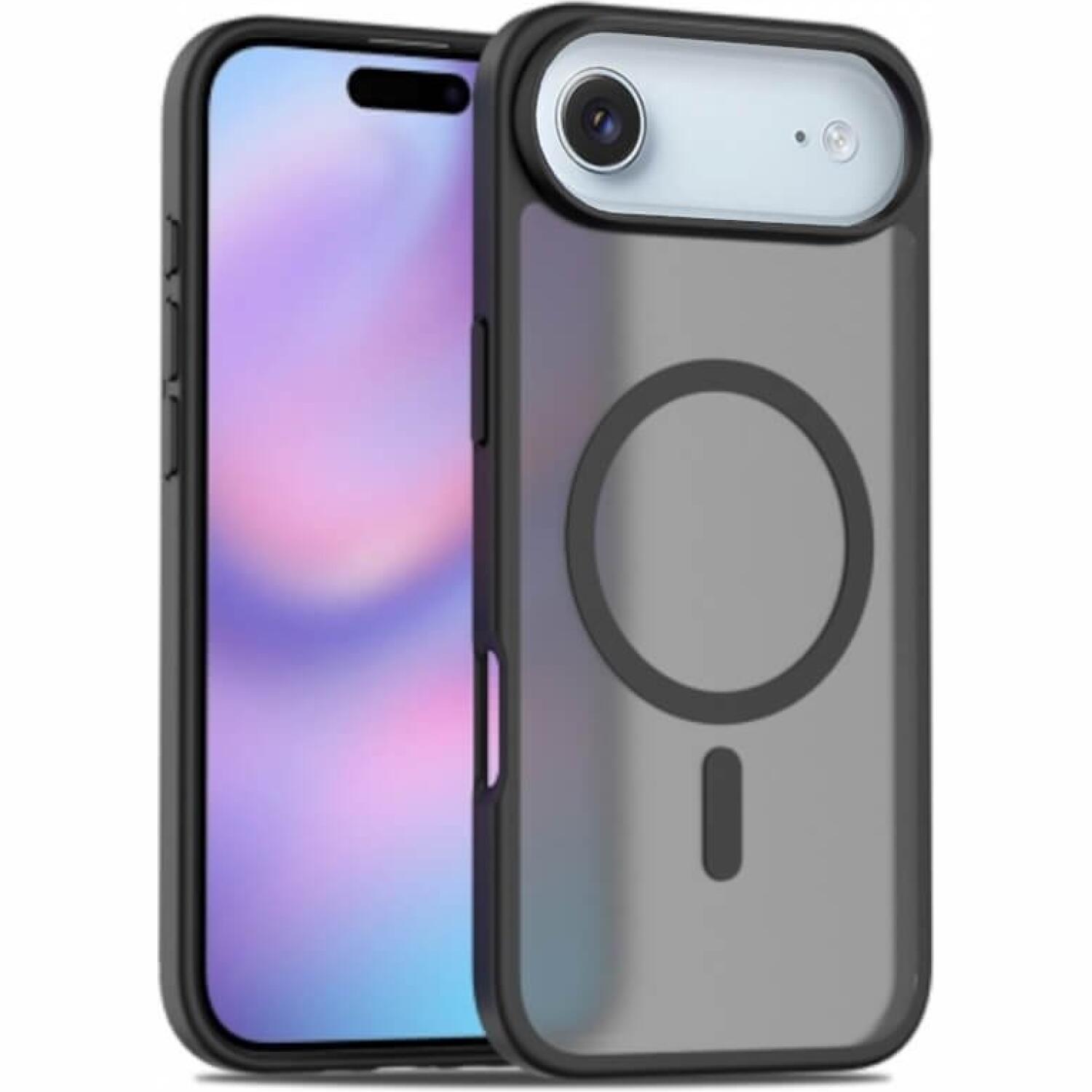 Θήκη iPhone Air Bodycell MagSafe Backcover Σκληρή Ημιδιάφανη με MagSafe Matte Black