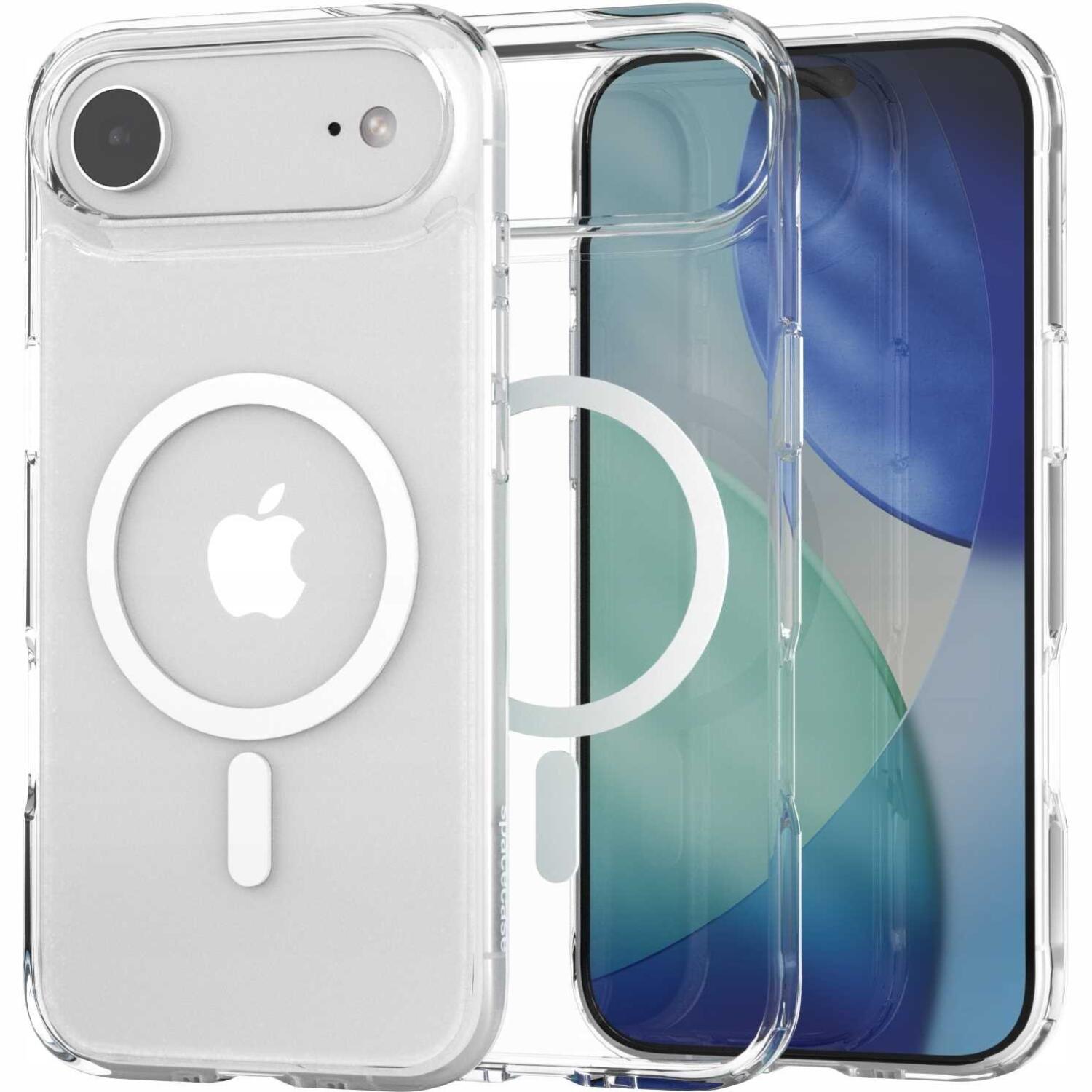 Θήκη iPhone Air Spacecase Clear MagSafe Σκληρή Διάφανη με MagSafe White