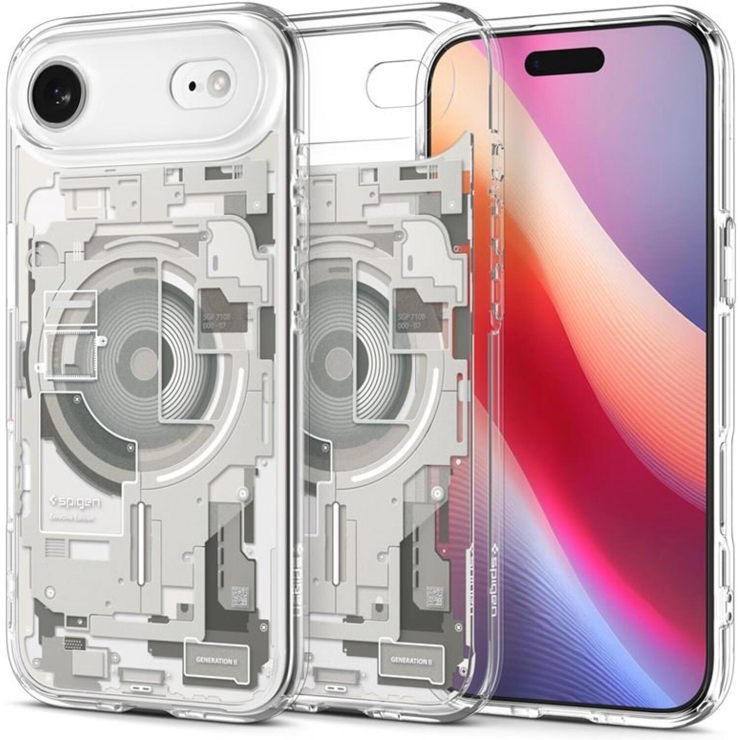 Θήκη iPhone Air Spigen Ultra Hybrid MagFit Ανθεκτική Σκληρή με MagSafe Zero One Natural Titanium