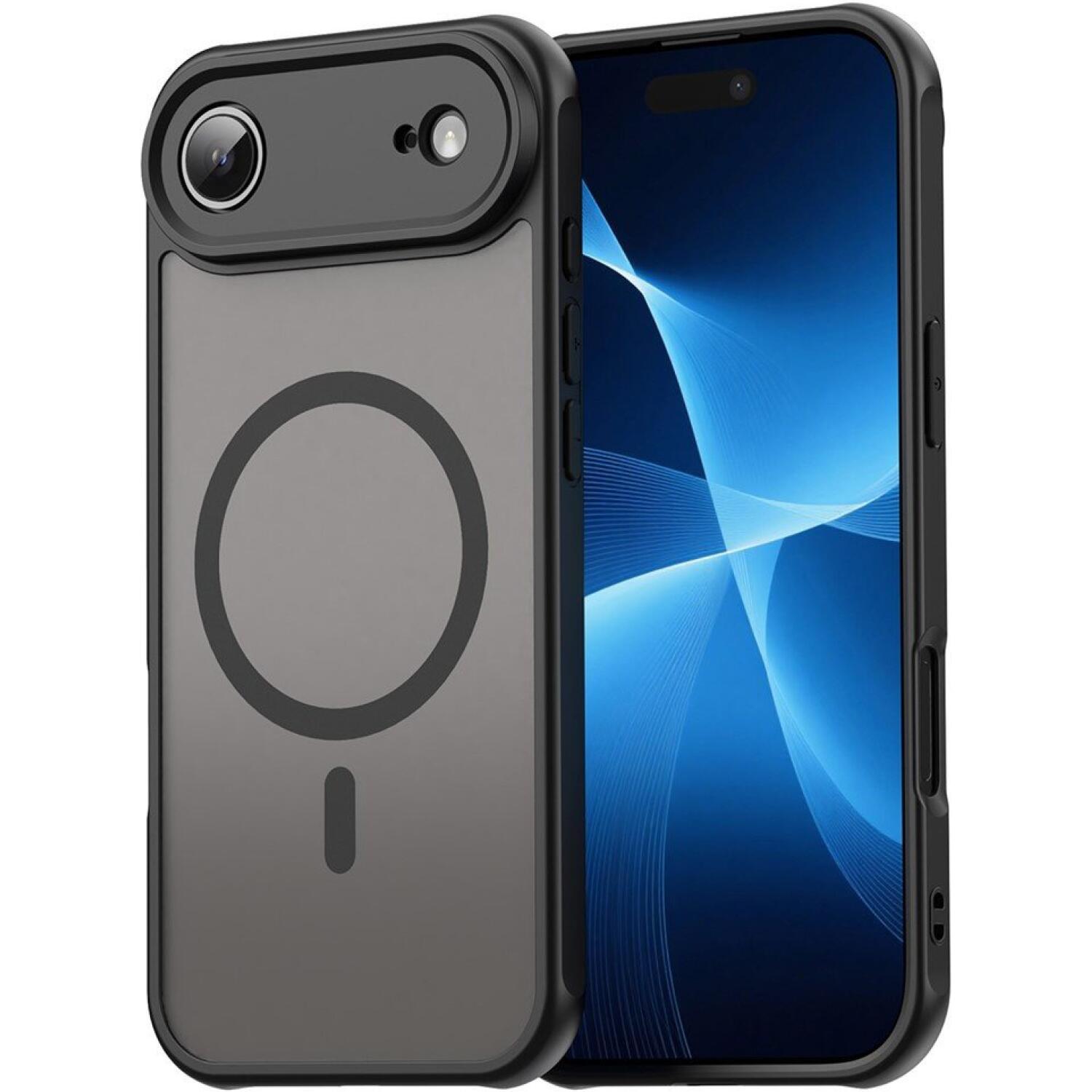 Θήκη iPhone Air Techsuit HaloFrost II MagSafe Σκληρή Ημιδιάφανη με MagSafe Black