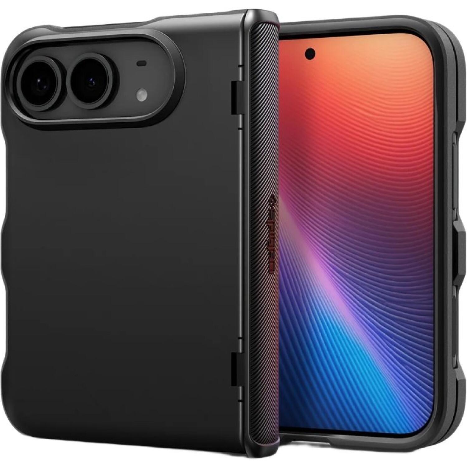 Θήκη iPhone Duo Spigen Slim Armor Pro MagFit Ανθεκτική με MagSafe Black 