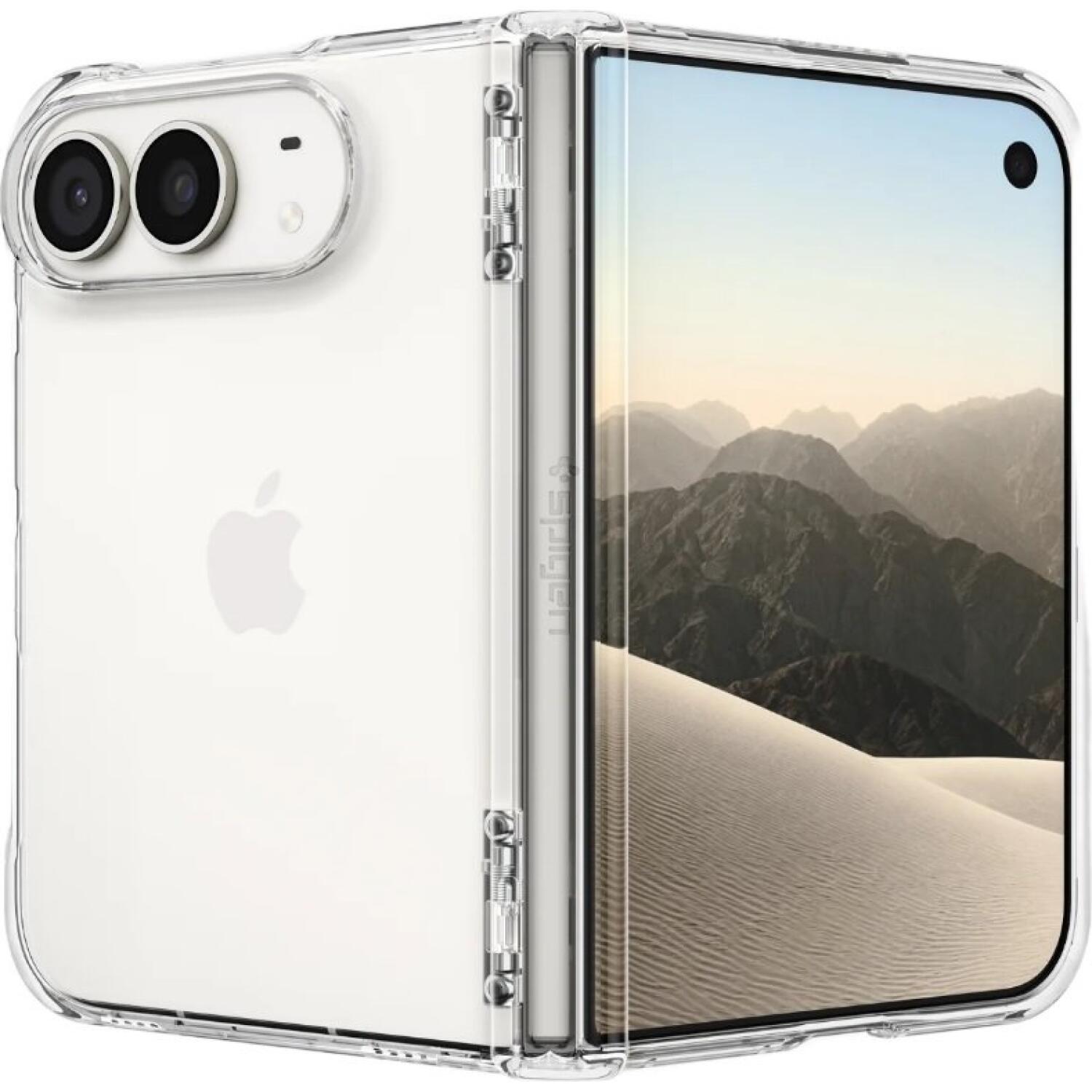 Θήκη iPhone Duo Spigen Ultra Hybrid Pro Σκληρή Crystal Clear