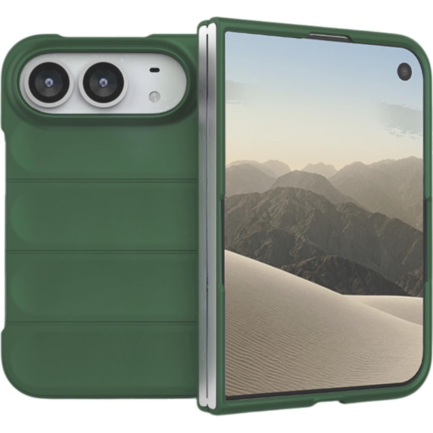 Θήκη iPhone Duo Techsuit Magic Shield Σκληρή Green