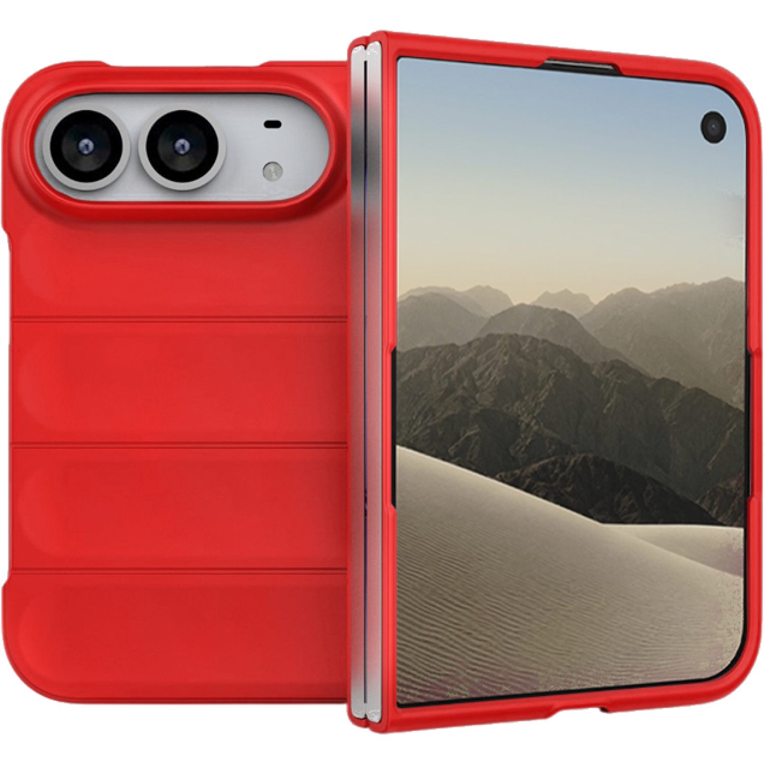 Θήκη iPhone Duo Techsuit Magic Shield Σκληρή Red