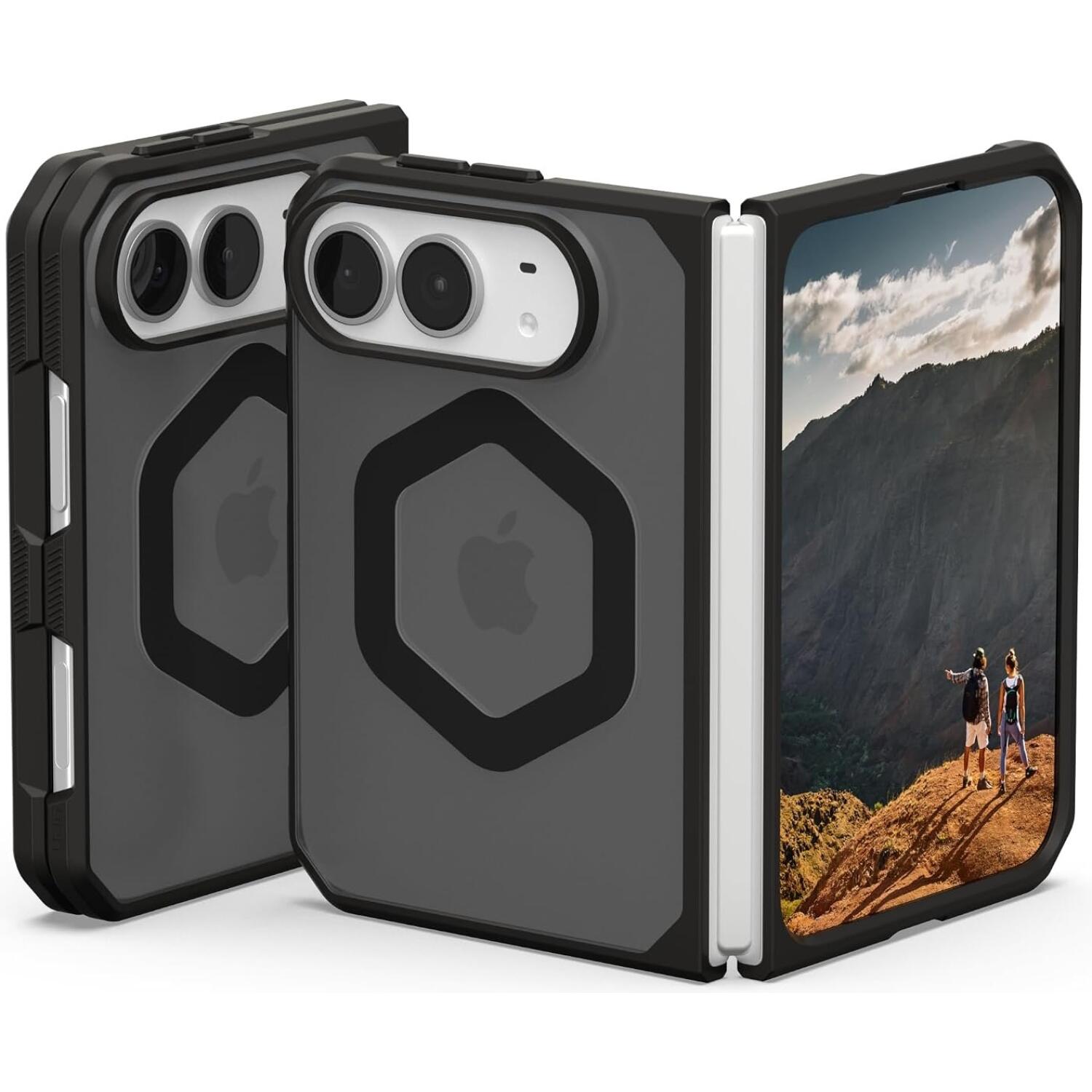 Θήκη iPhone Duo UAG Mouve Ημιδιάφανη Ανθεκτική με MagSafe Ash