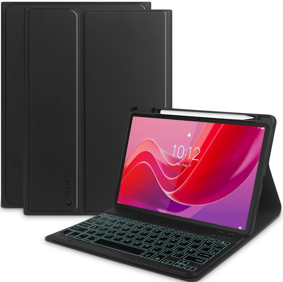 Θήκη Lenovo Tab M11 / K11E 11" TB-330 Tech-Protect SC Pen Smartcase με Υποδοχή για Γραφίδα & Πληκτρολόγιο Bluetooth Black