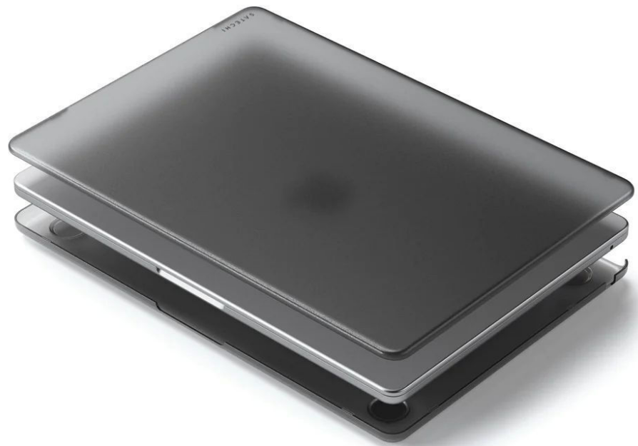 Θήκη MacBook Air 13" M4 2025 / M3 2024 / M2 2022 Satechi Eco-Hardshell Σκληρό Κάλυμμα Dark Matte