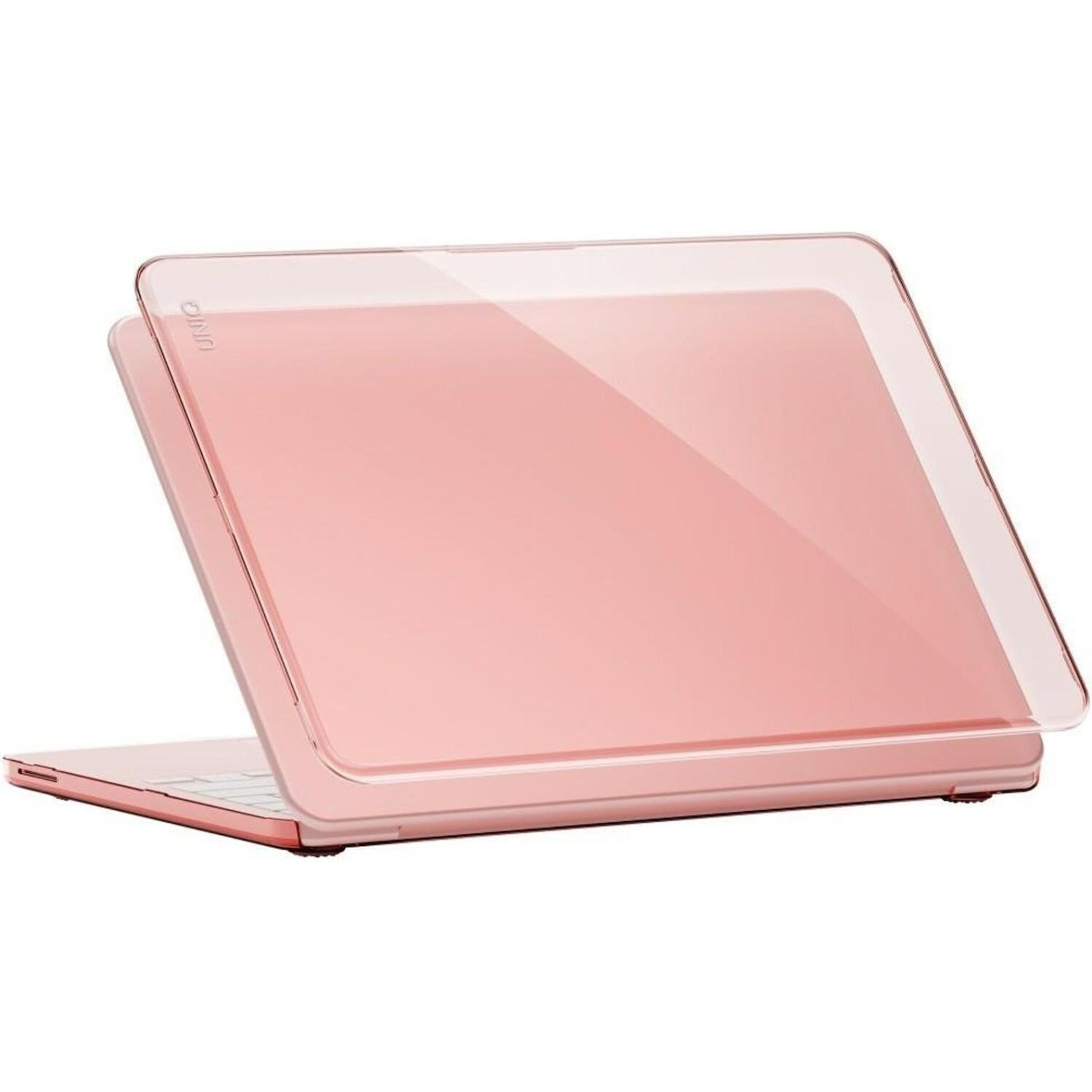 Θήκη MacBook Neo 13" 2026 Uniq Vero Ημιδιάφανη Σκληρή με Προστασία Webcam & Προστατευτικά Πληκτρολογίου US/EU Tinted Blush