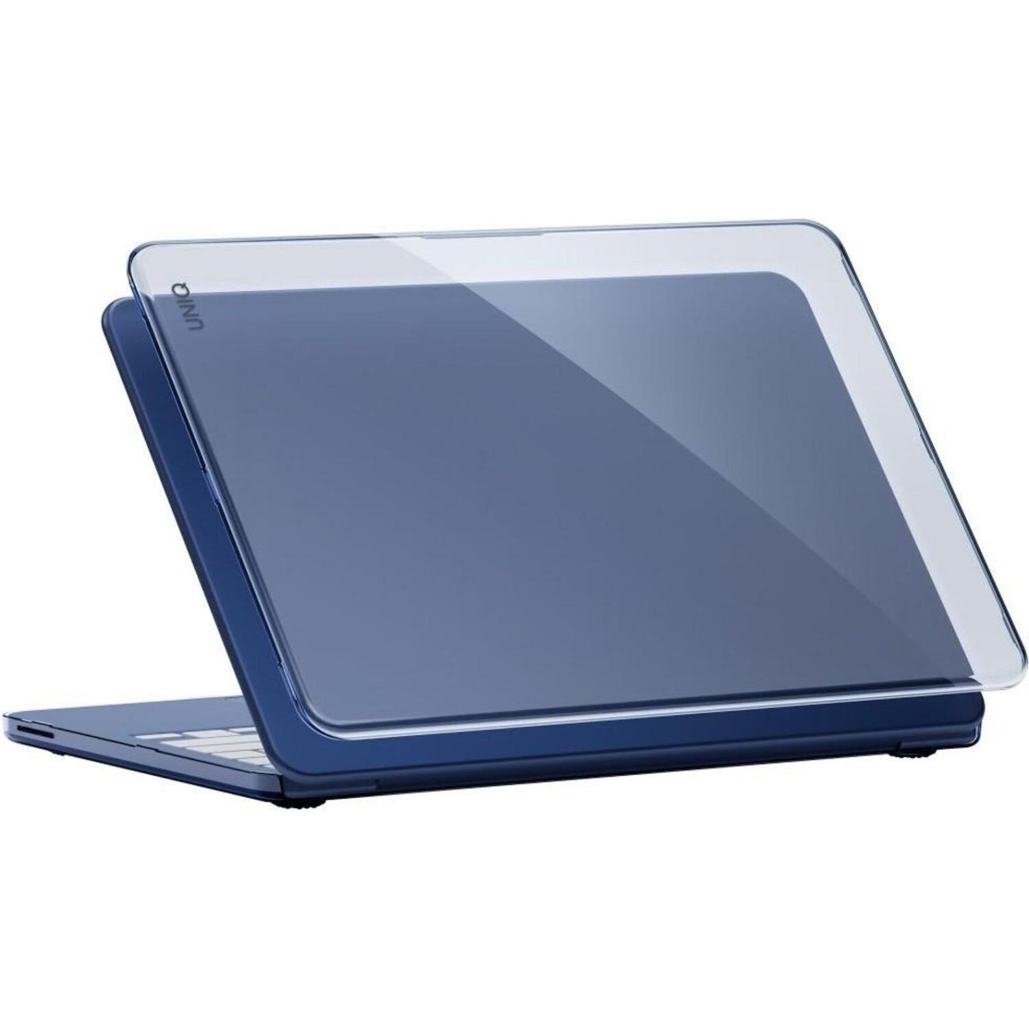 Θήκη MacBook Neo 13" 2026 Uniq Vero Ημιδιάφανη Σκληρή με Προστασία Webcam & Προστατευτικά Πληκτρολογίου US/EU Tinted Indigo