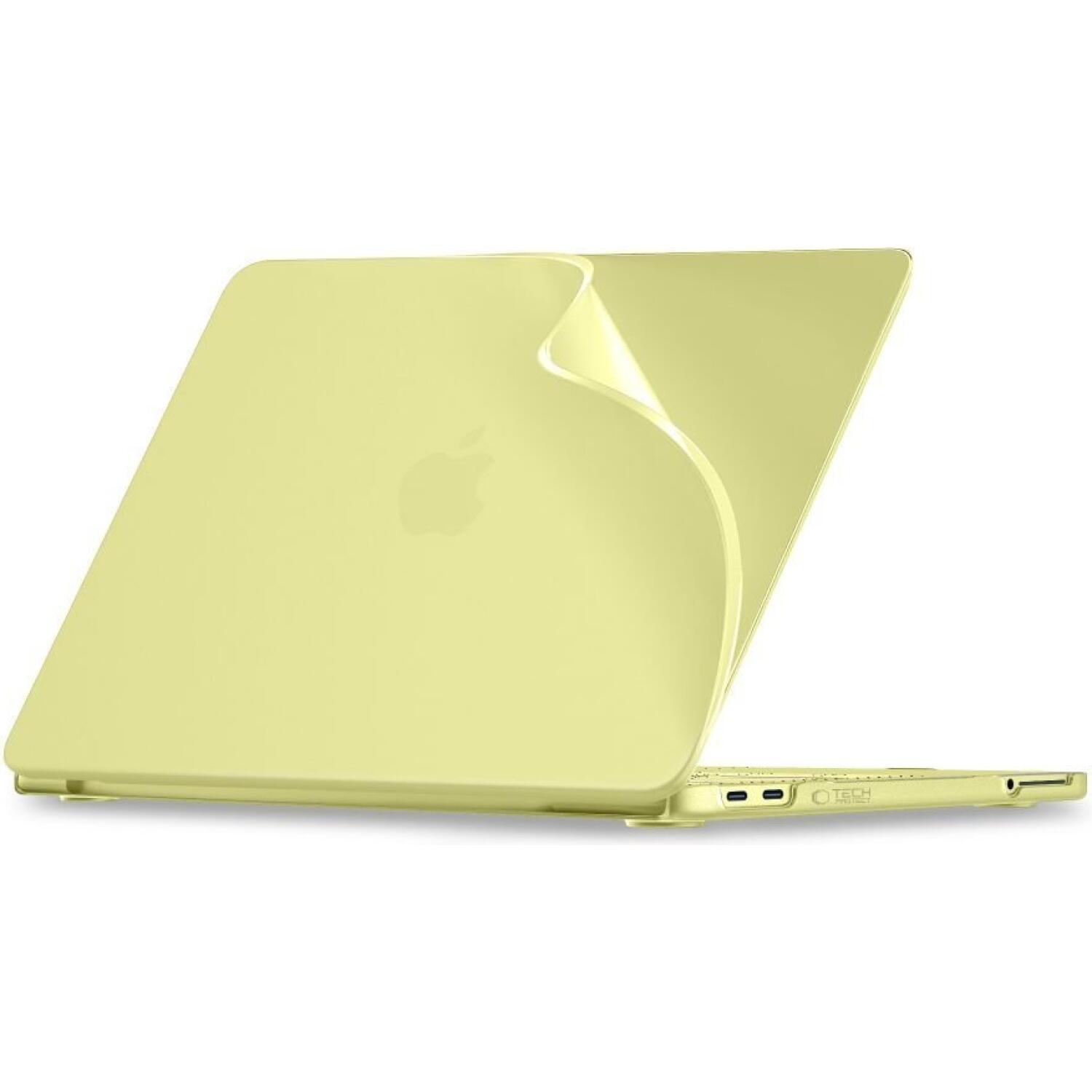 Θήκη MacBook Neo 13" 2026 Tech-Protect Softshell από Εύκαμπτο Πολυπροπυλένιο PP Matte Citrus