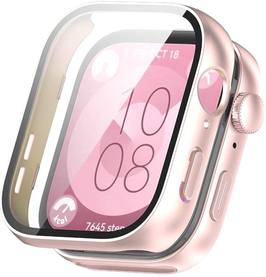 Θήκη με Tempered Glass - Huawei Watch Fit 3 - Tech-Protect Defence360 - Pink