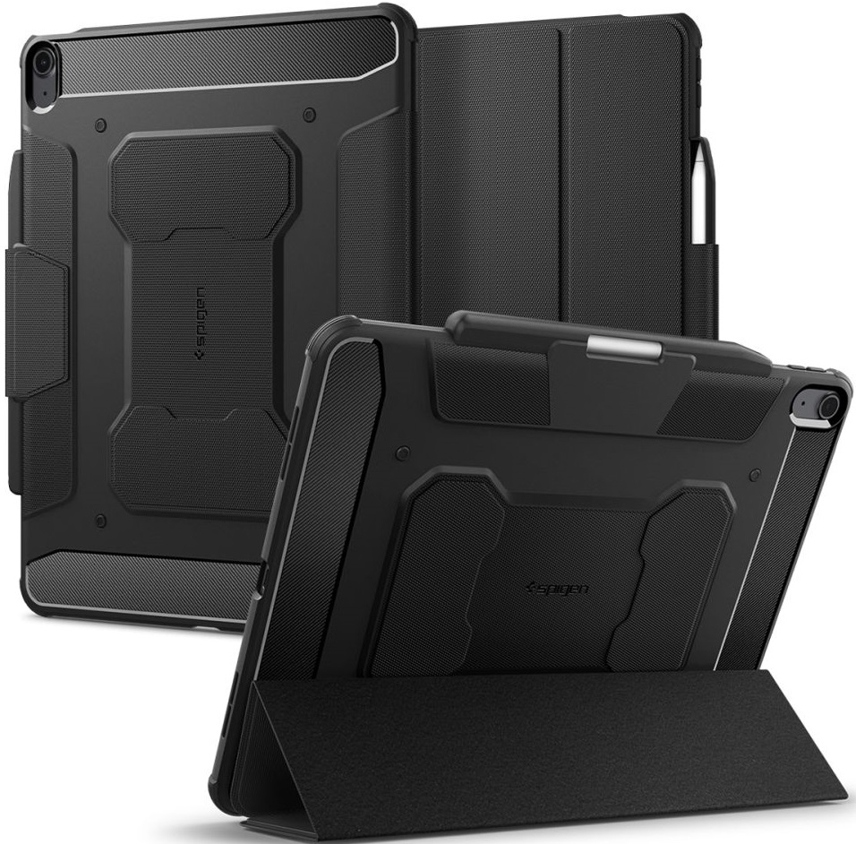 Θήκη με Υποδοχή για Apple Pencil - Apple iPad Air 13" 2025 / 2024 - Spigen Rugged Armor Pro - Black
