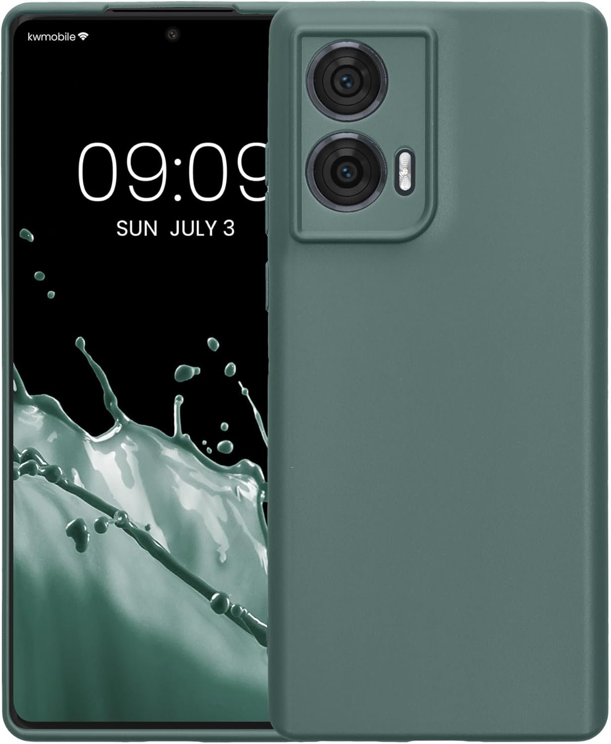 Θήκη Motorola Edge 50 Fusion KWmobile TPU Case Σιλικόνης Blue Green