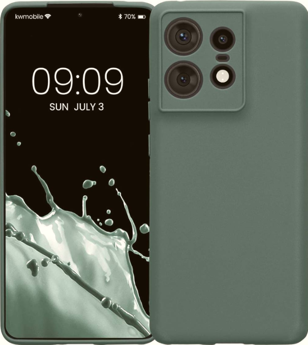 Θήκη Motorola Edge 50 Pro KWmobile TPU Case Σιλικόνης Blue Green