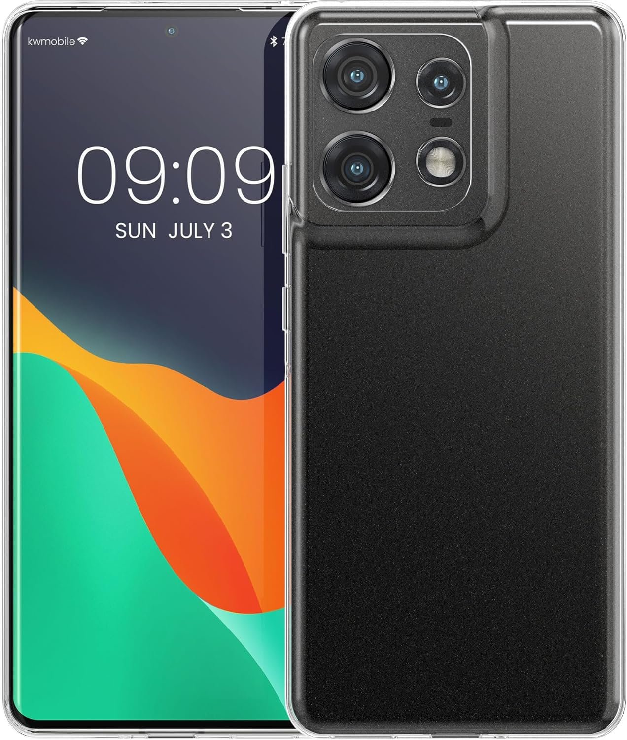 Θήκη Motorola Edge 50 Pro KWmobile Crystal TPU Διάφανη Σιλικόνης Transparent