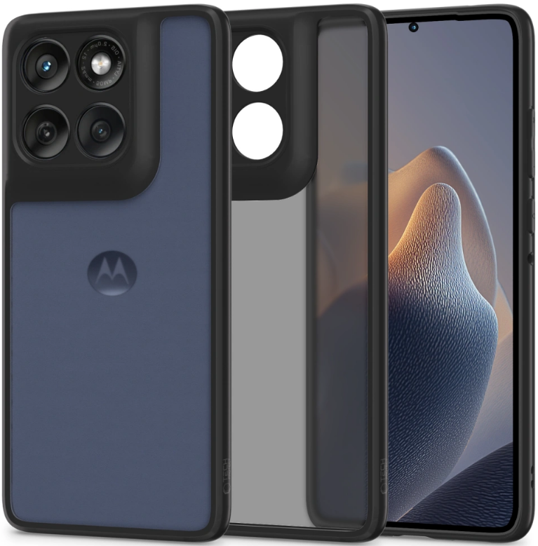 Θήκη Motorola Edge 60 / Edge 60 Fusion Tech-Protect MagMat Σκληρή Ημιδιάφανη Matte Black
