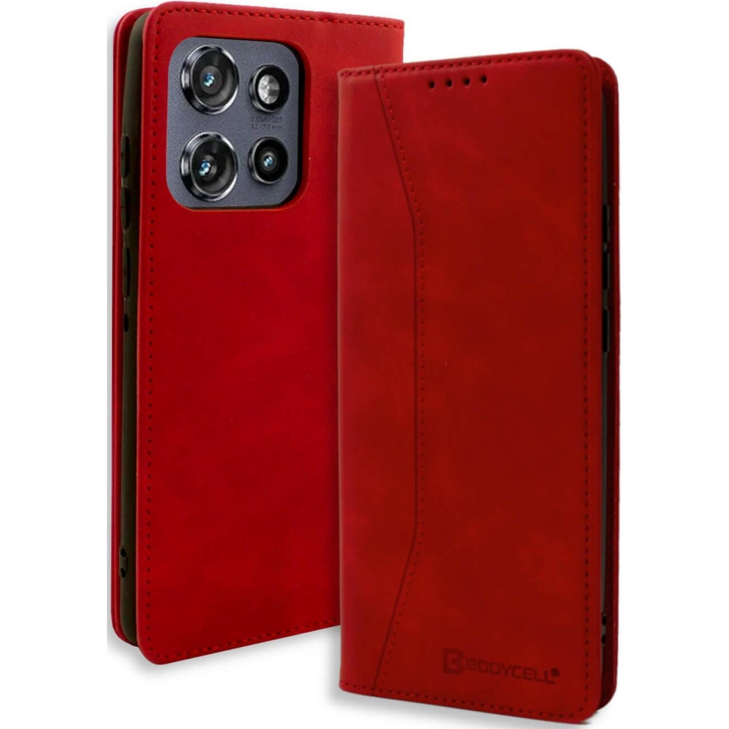 Θήκη Motorola Edge 60 Neo / Edge 50 Neo Bodycell Book Case Πορτοφόλι Red