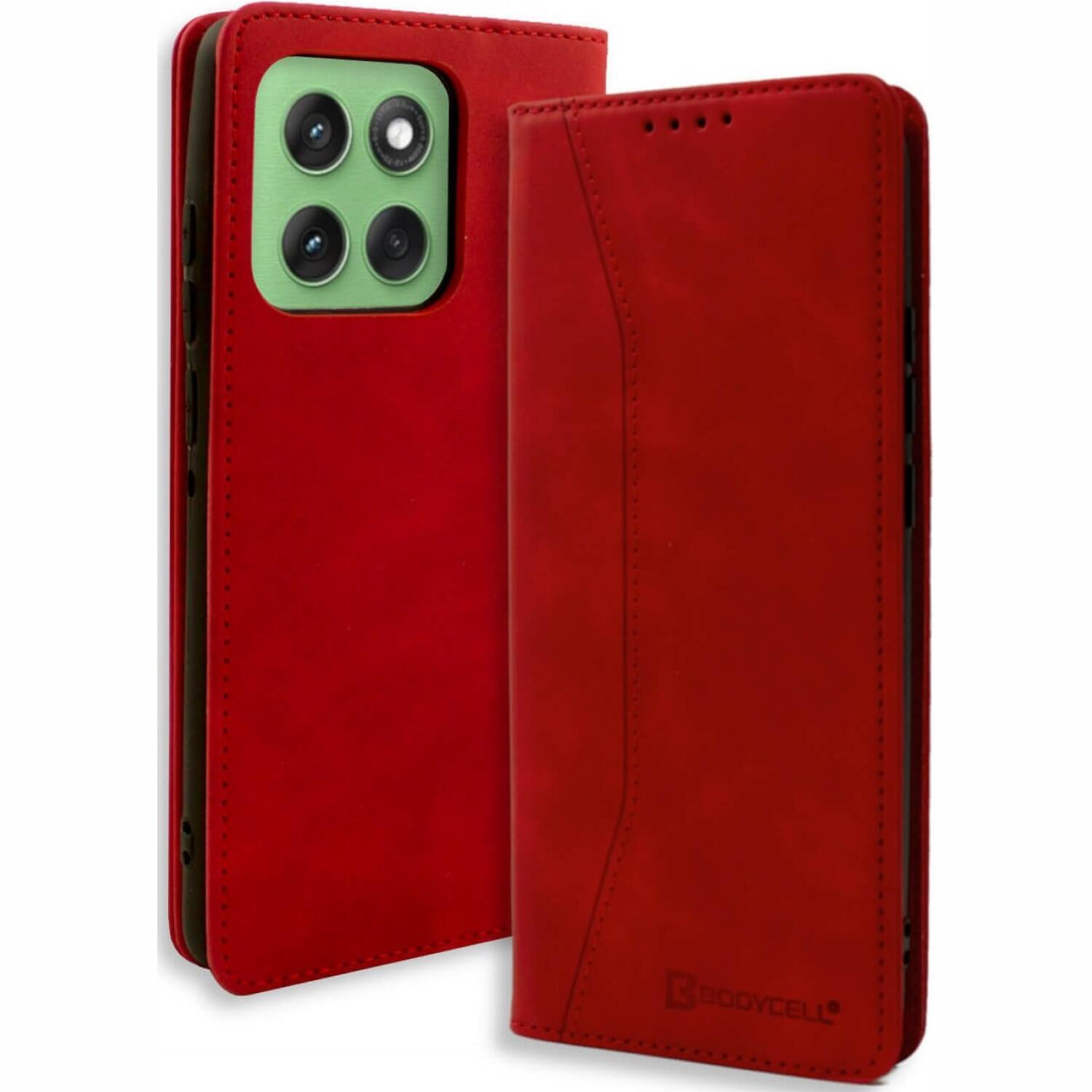 Θήκη Motorola Edge 70 Bodycell Book Case Πορτοφόλι Red