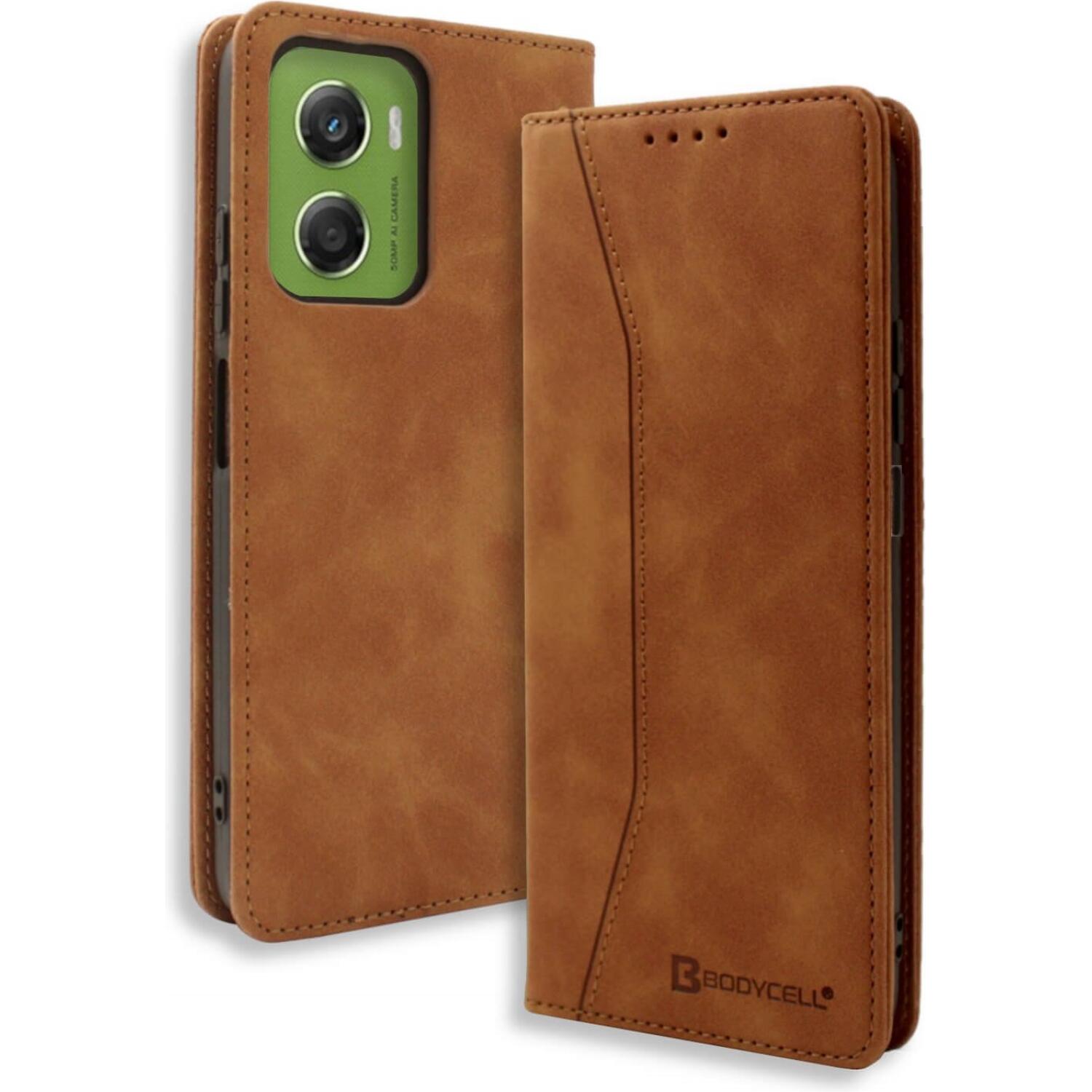 Θήκη Motorola Moto G06 / Moto G06 Power Bodycell Book Case Πορτοφόλι - Brown (5206015084997)