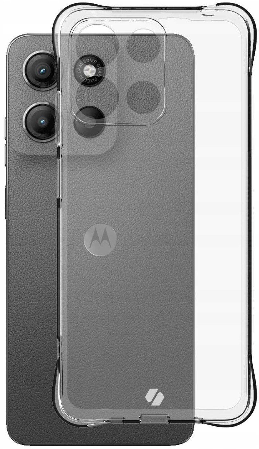 Θήκη Motorola Moto G15 / G15 Power Spacecase Anti-Shock Διάφανη Σιλικόνης 1mm Clear