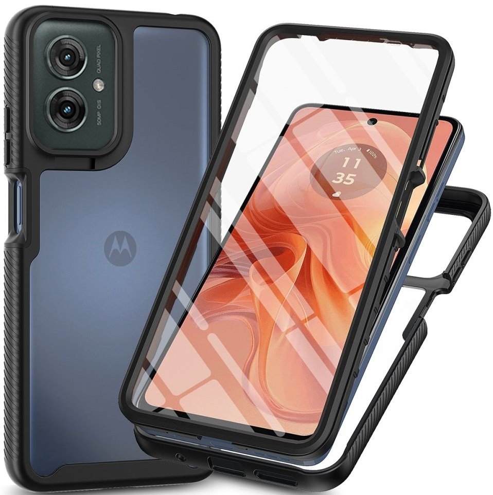 Θήκη Motorola Moto G55 Tech-Protect Defense Full Body 360° Black