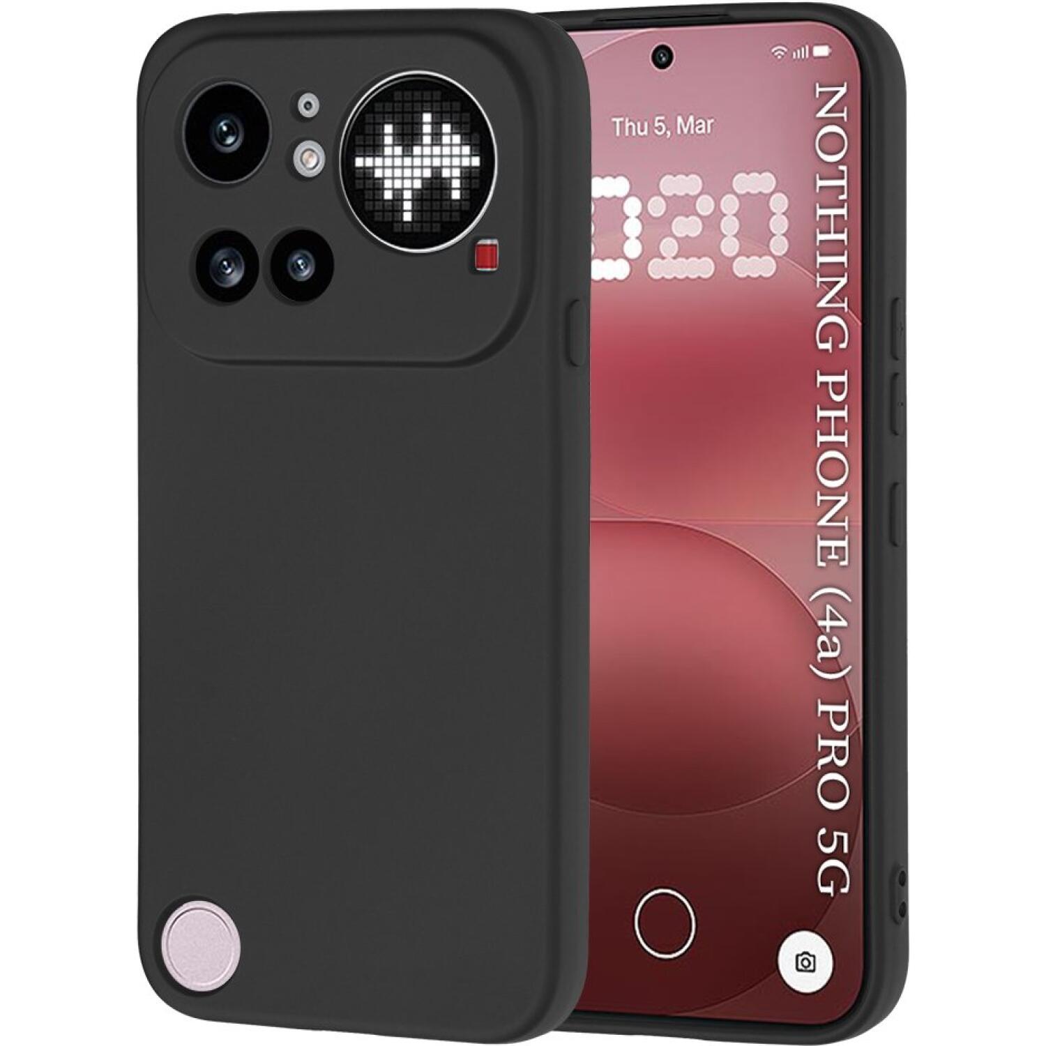 Θήκη Nothing Phone 4a Pro Techsuit SoftFlex Σιλικόνης Black
