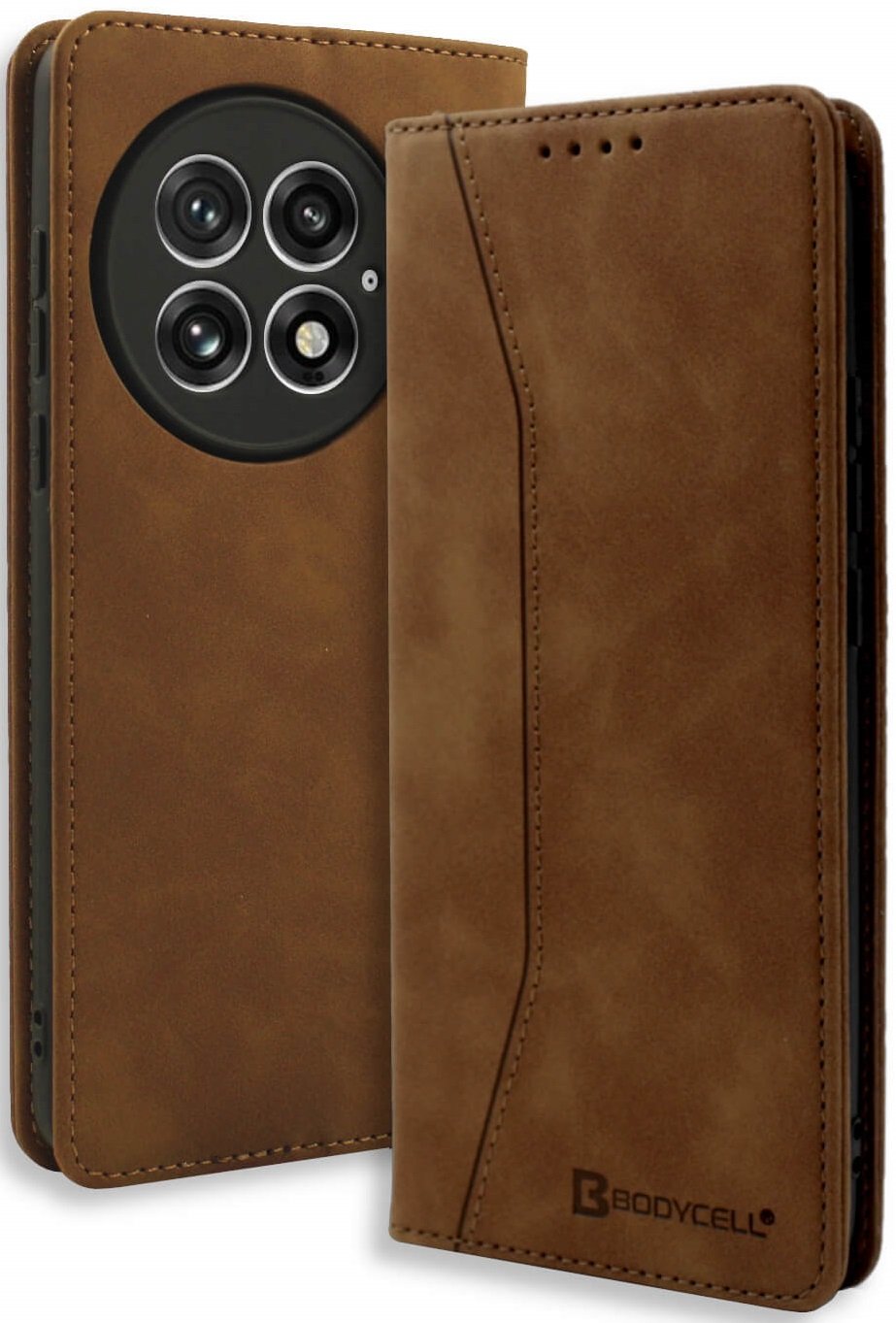 Θήκη OnePlus 13 Bodycell Book Case Πορτοφόλι Brown