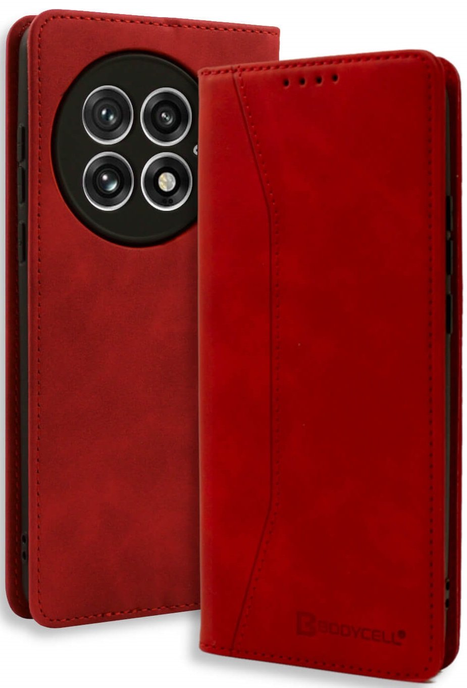 Θήκη OnePlus 13 Bodycell Book Case Πορτοφόλι Red