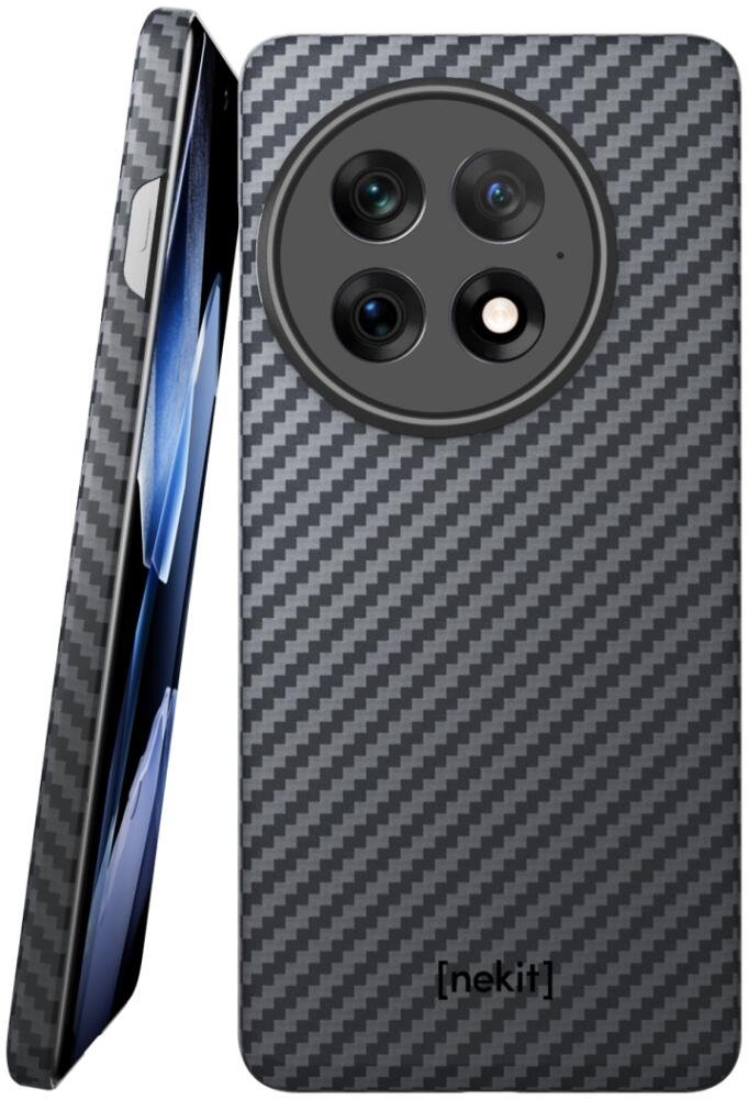Θήκη OnePlus 13 Nekit Fiber Σκληρή με MagSafe Aramid Fiber 1mm 1500D Kevlar Black