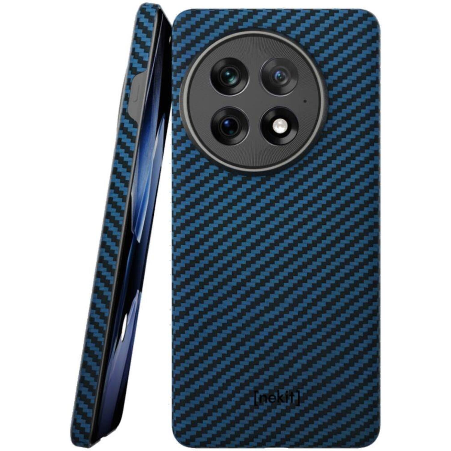 Θήκη OnePlus 13 Nekit Fiber Σκληρή με MagSafe Aramid Fiber 1mm 1500D Kevlar Blue