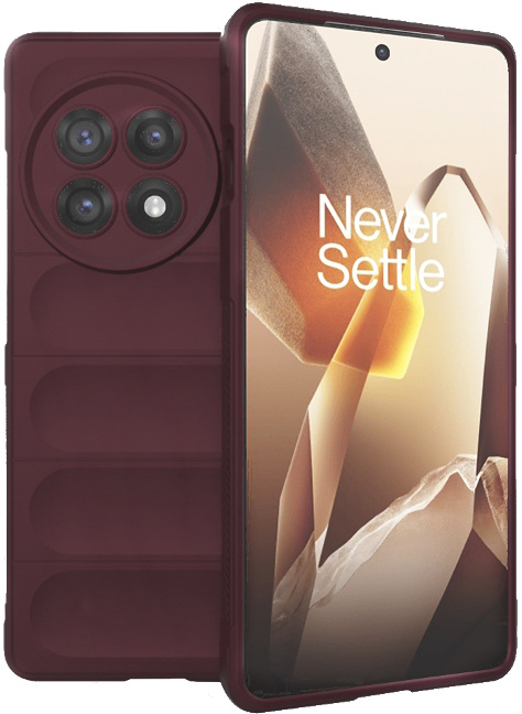 Θήκη OnePlus 13R Techsuit Magic Shield Σιλικόνης Bordeaux 