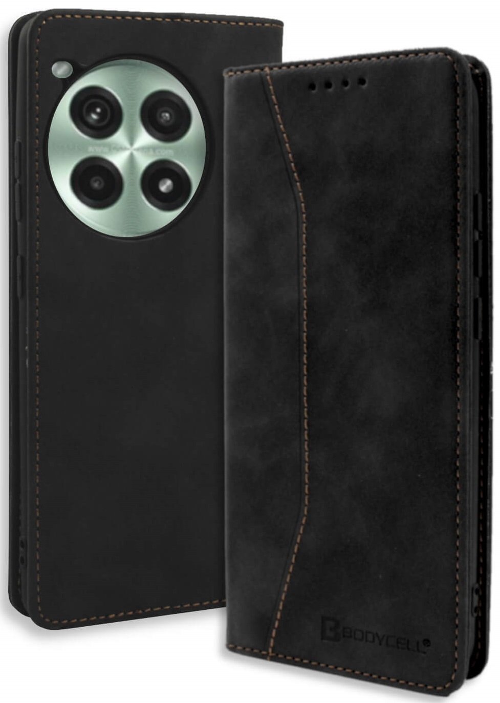 Θήκη OnePlus Ace 3 Pro - Bodycell Book Case Πορτοφόλι - Black (5206015078781)