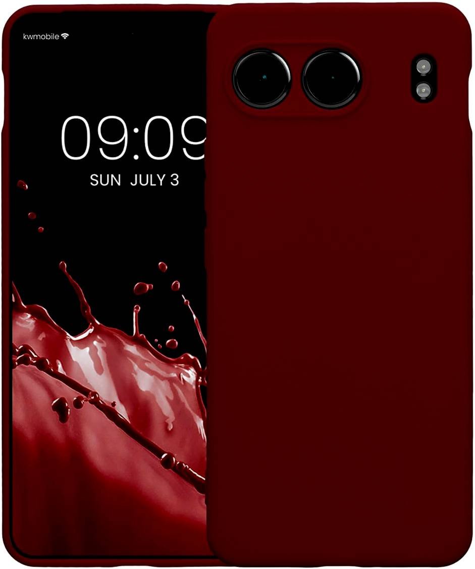 Θήκη OnePlus Nord 4 KWmobile TPU Case with Camera Lens Protector Σιλικόνης με Πλαίσιο Κάμερας Tawny Red