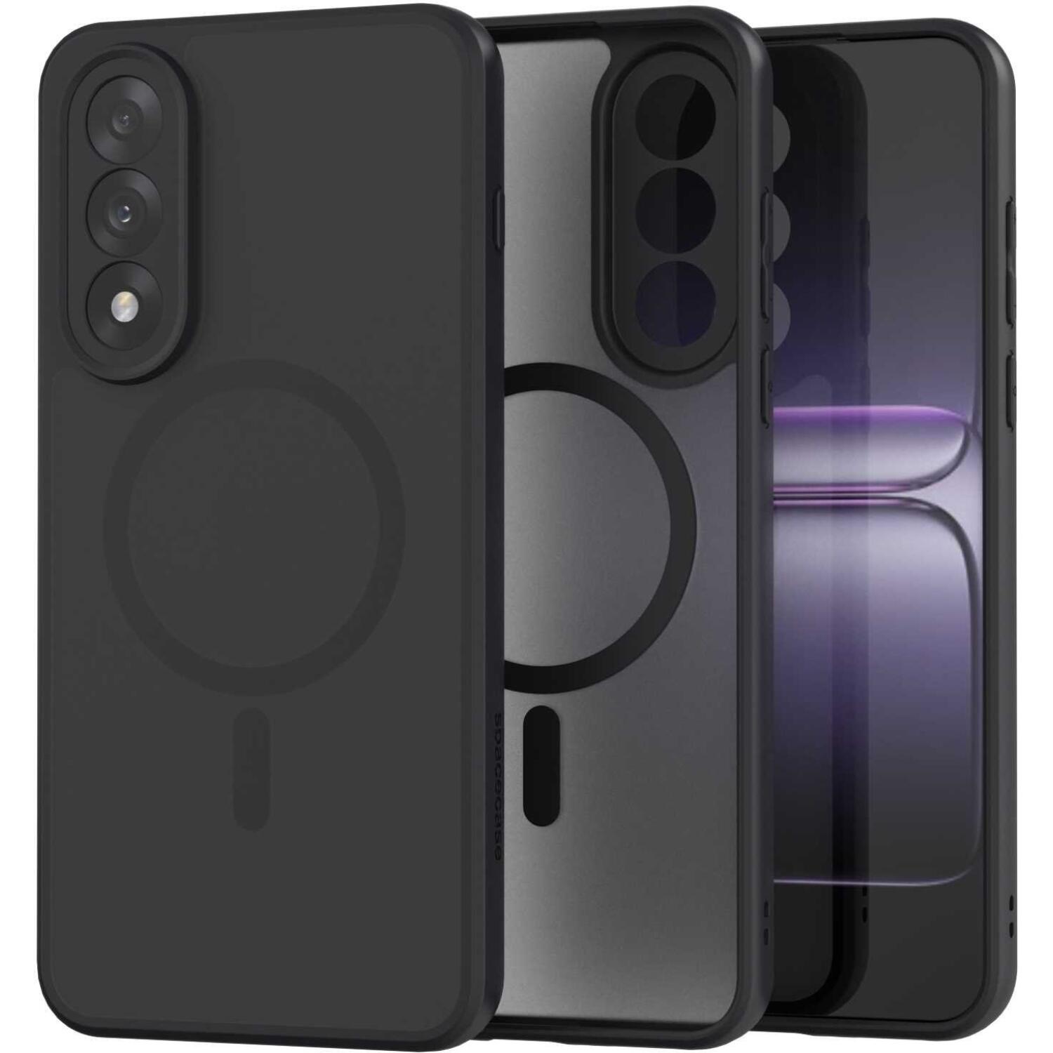 Θήκη OnePlus Nord 5 Spacecase Hybrid MagSafe Σκληρή Ημιδιάφανη με MagSafe Black