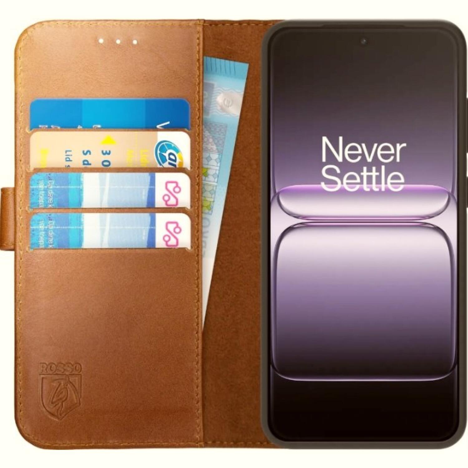 Θήκη OnePlus Nord 6 Rosso Deluxe Δερμάτινο Πορτοφόλι Brown