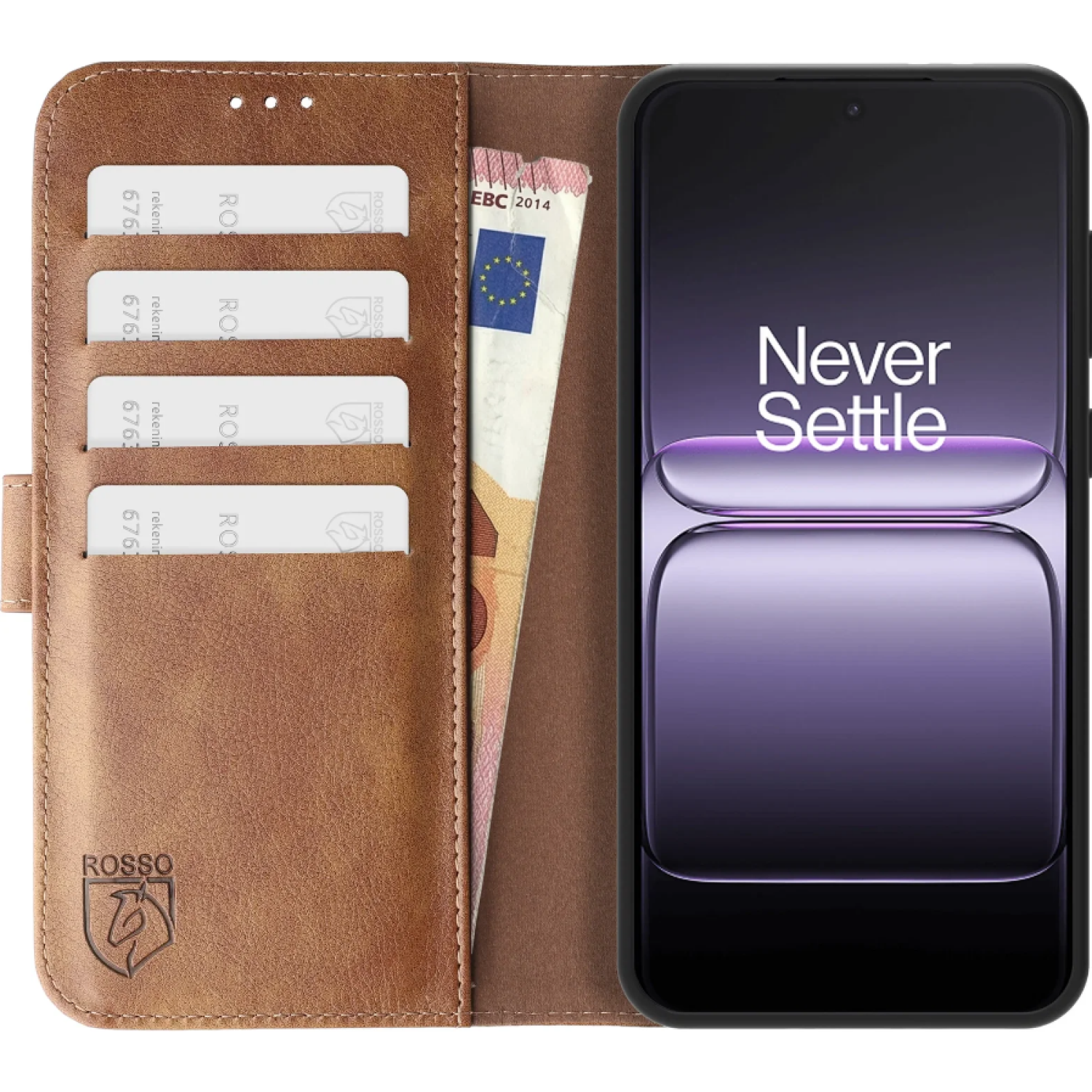 Θήκη OnePlus Nord 6 Rosso Element PU Πορτοφόλι Brown