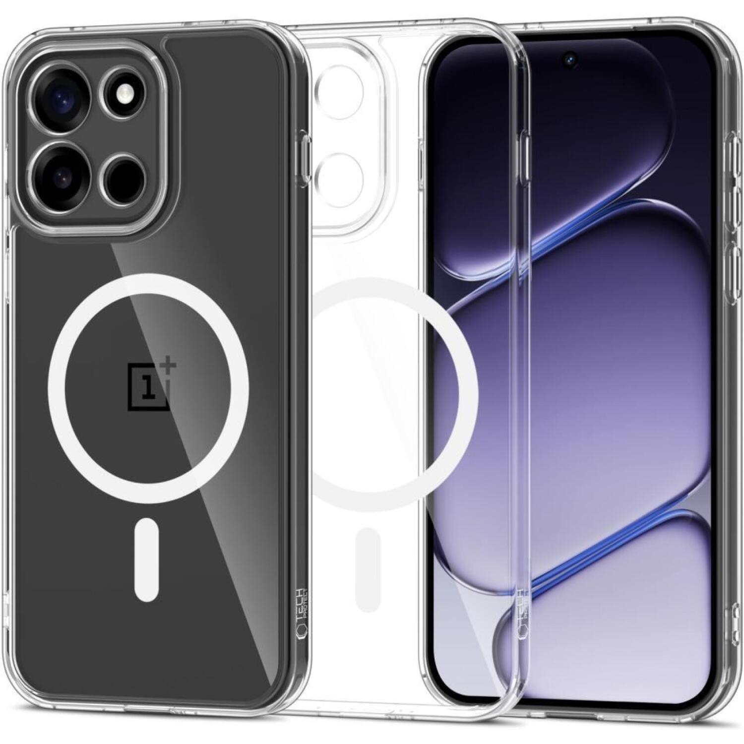 Θήκη OnePlus Nord 6 Tech-Protect FlexAir Hybrid Σκληρή Διάφανη με MagSafe Clear
