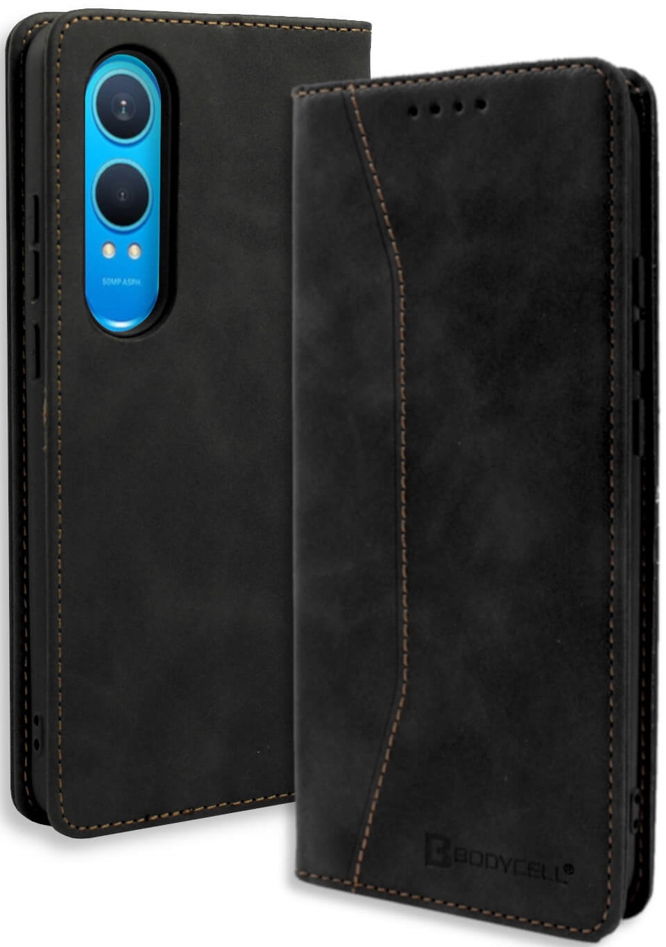 Θήκη OnePlus Nord CE4 Lite - Bodycell Book Case Πορτοφόλι - Black (5206015079153)