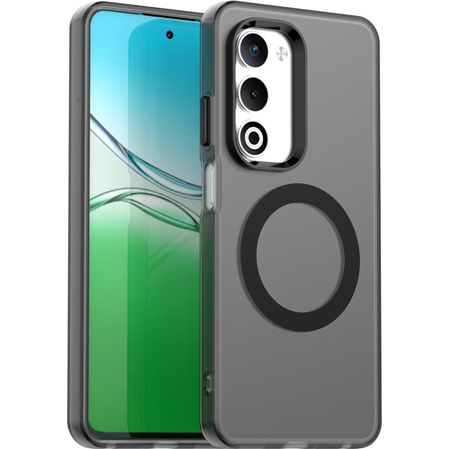 Θήκη Oppo A5 Techsuit CandyCase Σκληρή Ημιδιάφανη με MagSafe Black