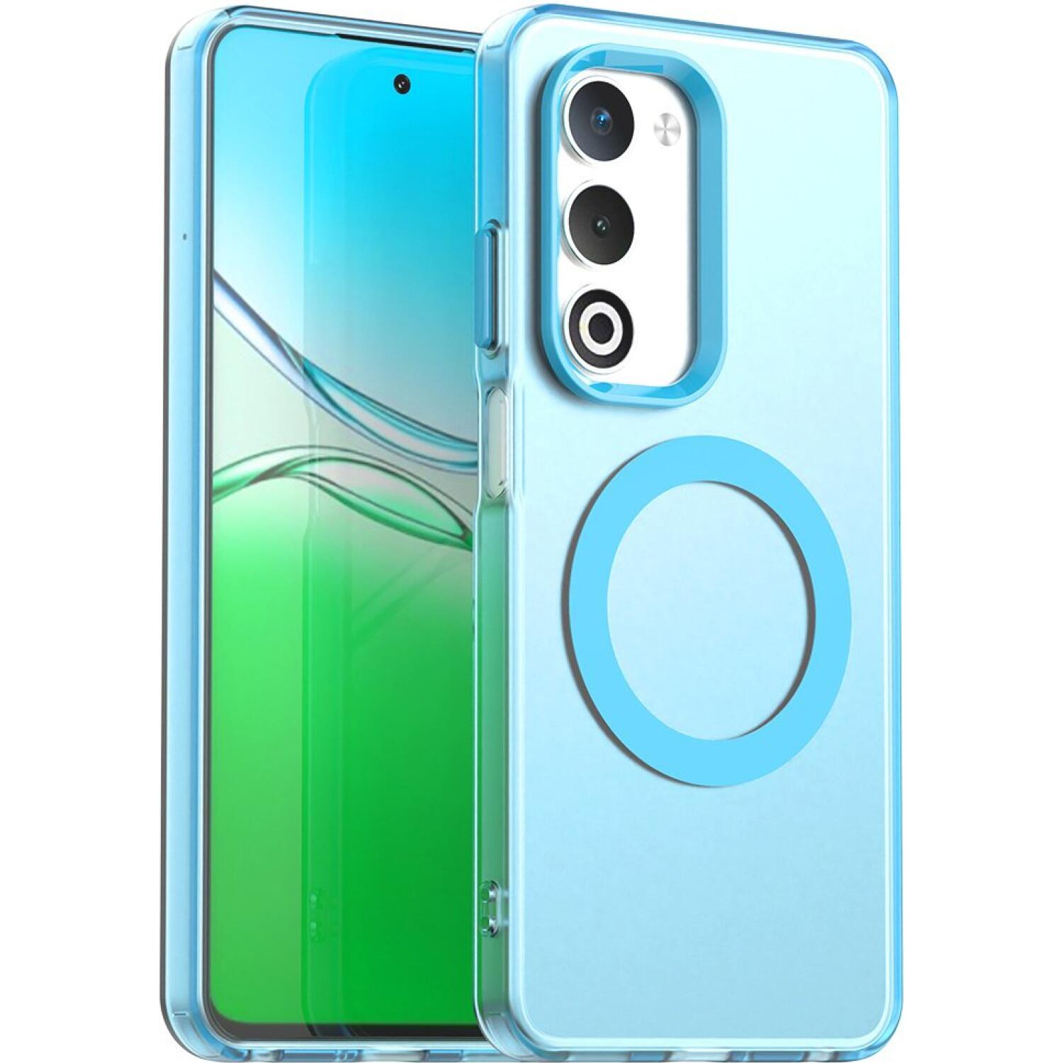Θήκη Oppo A5 Techsuit CandyCase Σκληρή Ημιδιάφανη με MagSafe Blue