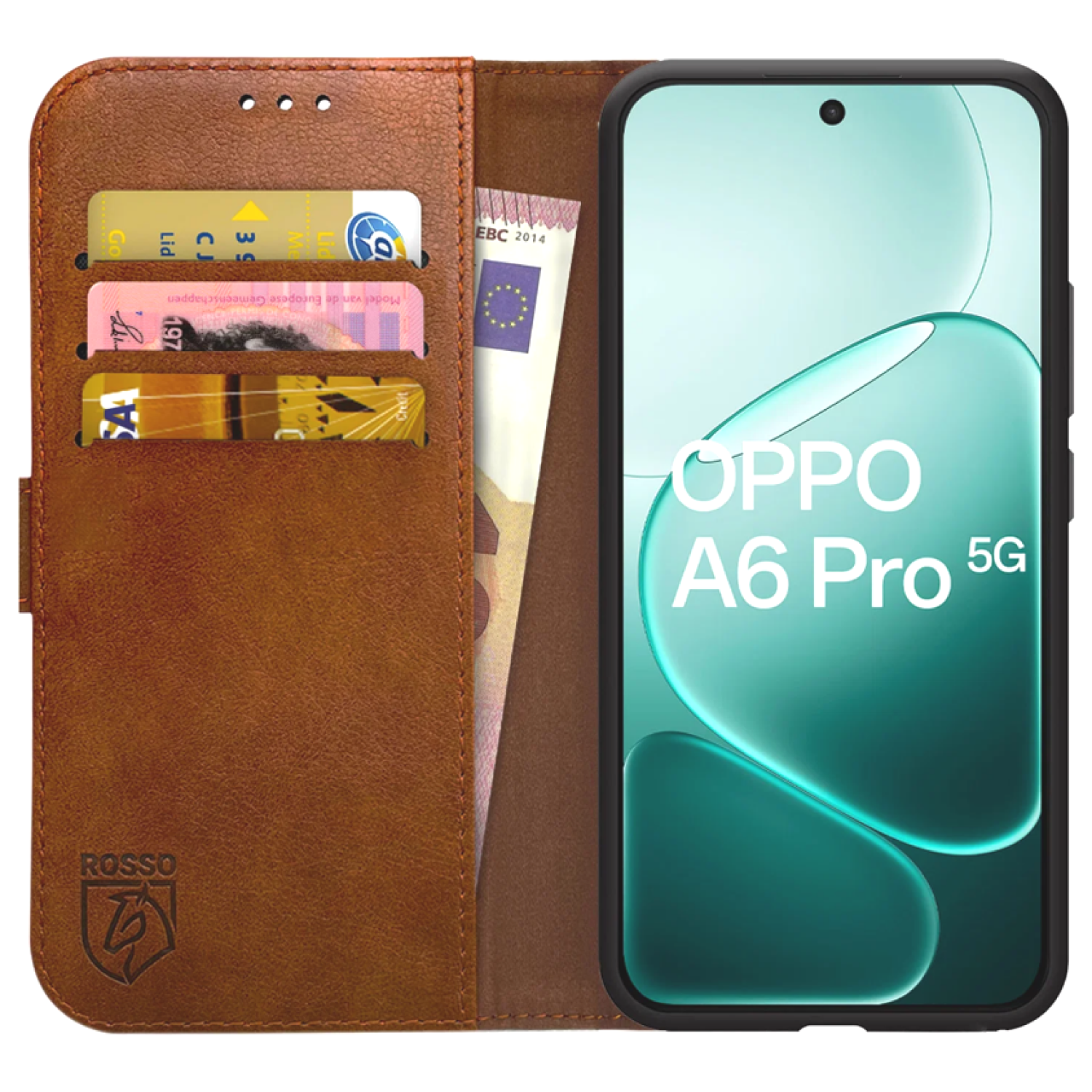 Θήκη Oppo A6 Pro Κόκκινο Element PU Πορτοφόλι - Brown (8719246548673)