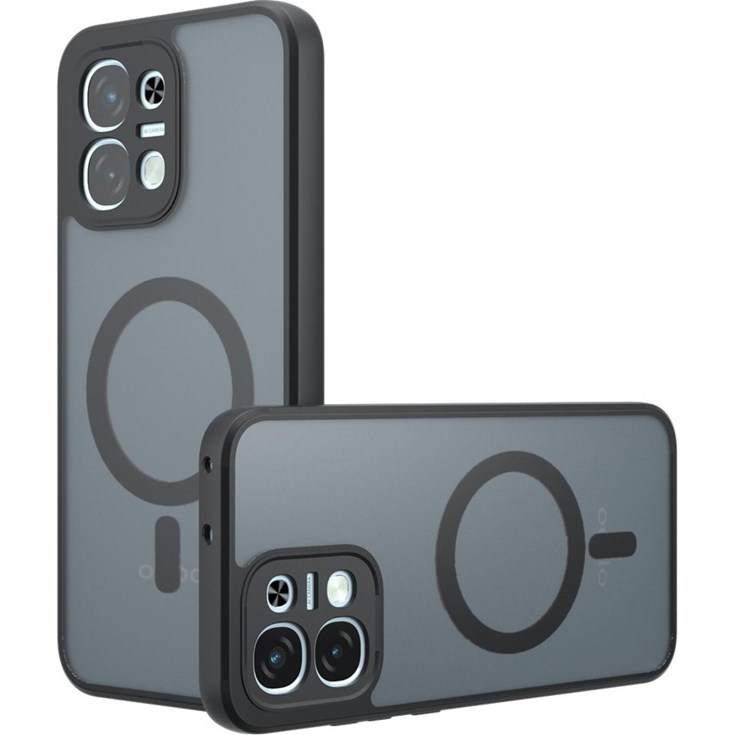 Θήκη Oppo A6 Pro Techsuit PureFrost Σκληρή Ημιδιάφανη με MagSafe Frosted Black
