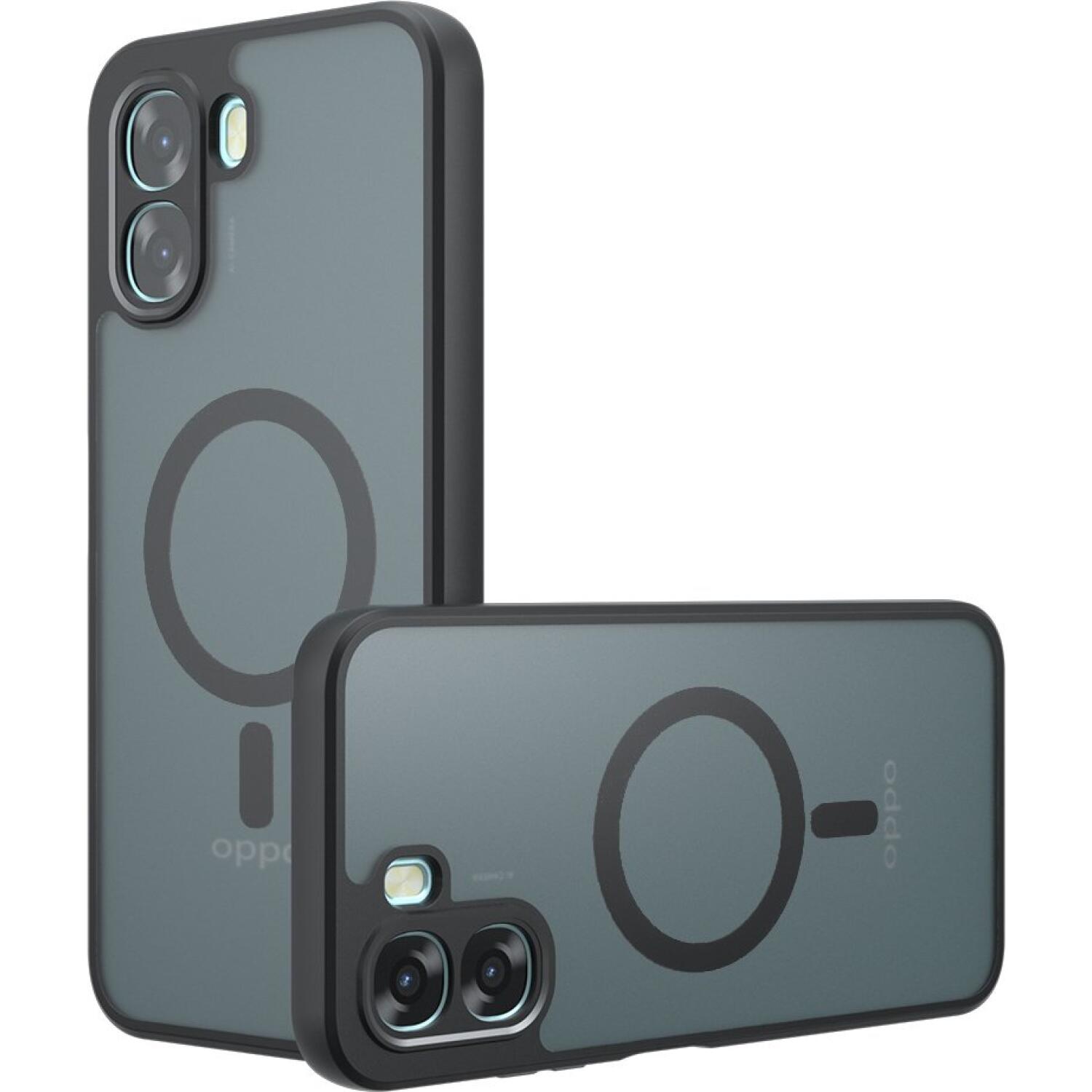 Θήκη Oppo A6x Techsuit PureFrost Σκληρή Ημιδιάφανη με MagSafe Frosted Black