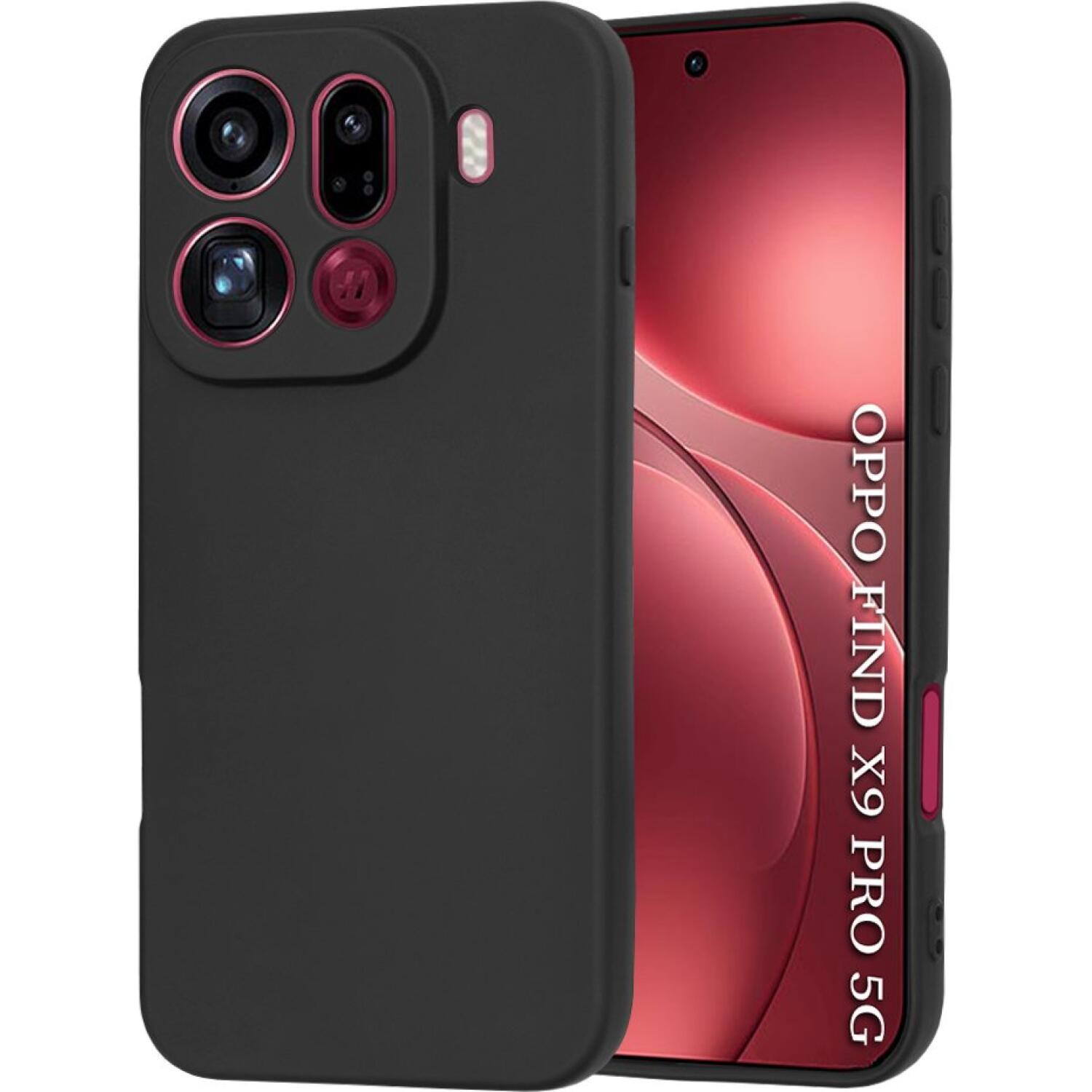Θήκη Oppo Find X9 Pro Techsuit SoftFlex Σιλικόνης Black 