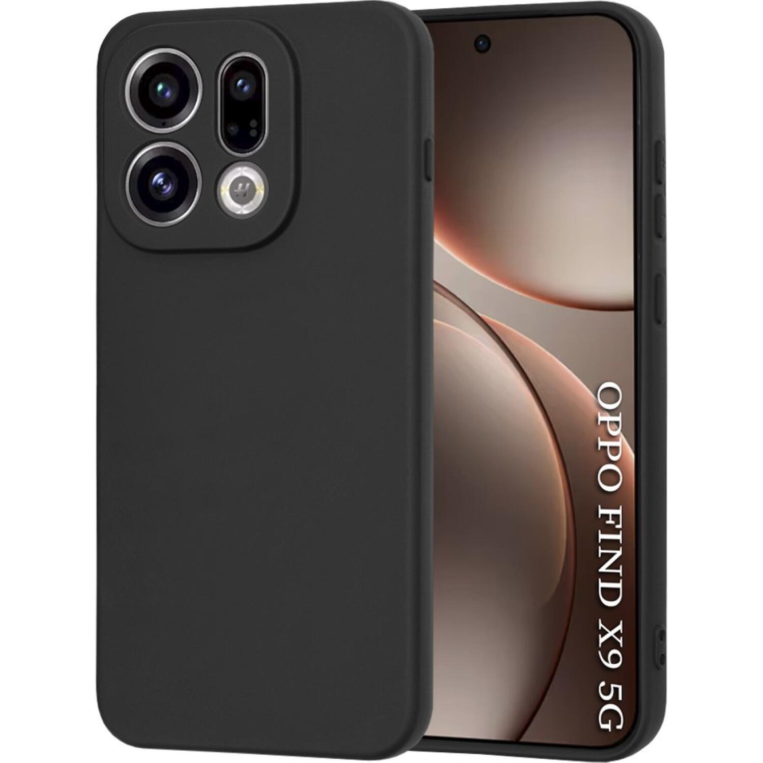 Θήκη Oppo Find X9 Techsuit SoftFlex Σιλικόνης Black